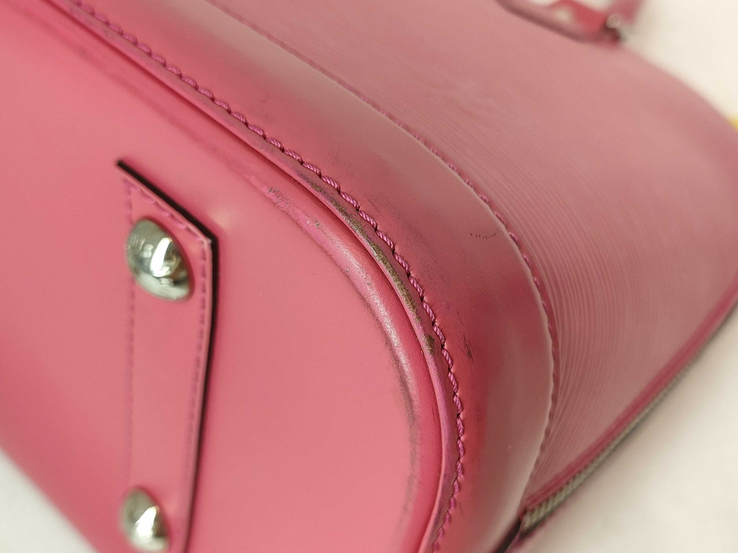 LOUIS VUITTON RFID verification failed FL1106 Epi Alma MM handbag