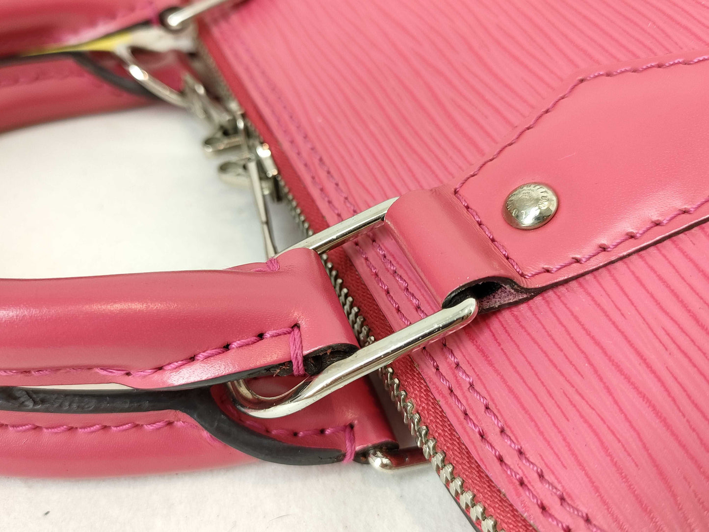 LOUIS VUITTON RFID verification failed FL1106 Epi Alma MM handbag