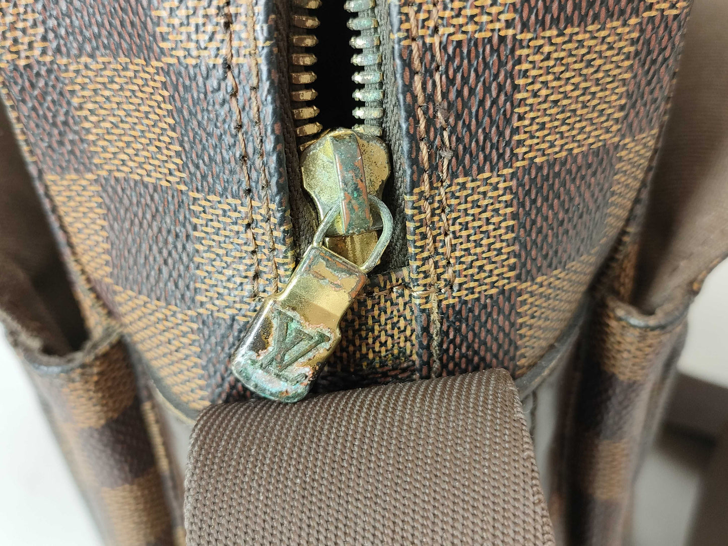 LOUIS VUITTON RFID Unavailable SR4180 Damier Naviglio N45255 Shoulder Bag