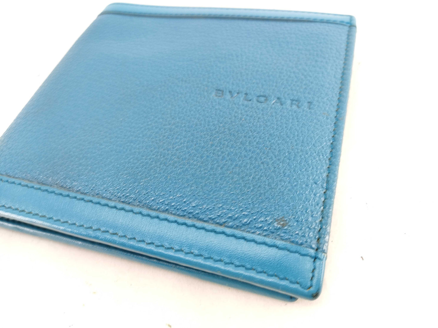 BVLGARI Blue Bi-fold Wallet