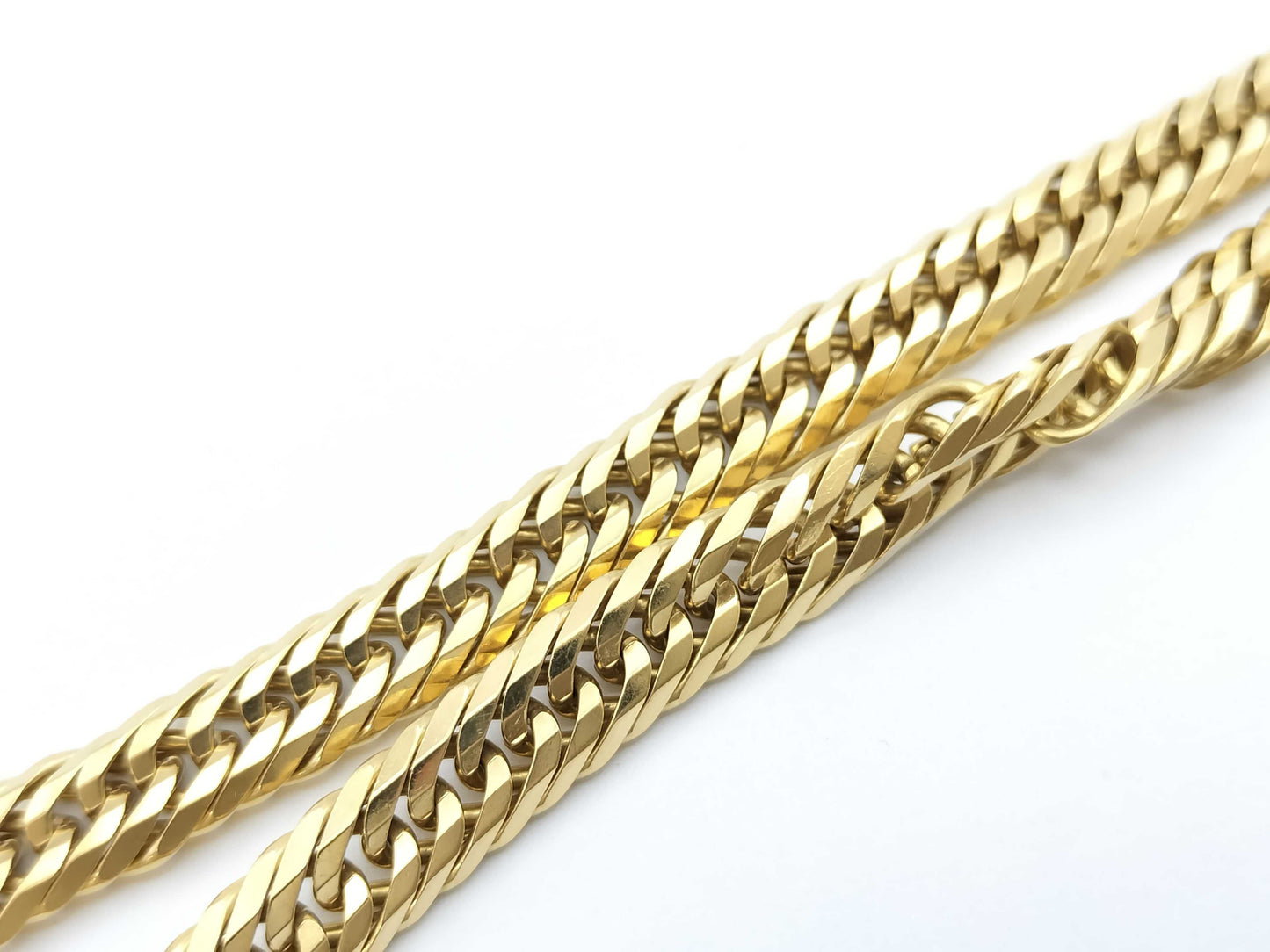 12-sided triple K18 100.1g Kihei necklace