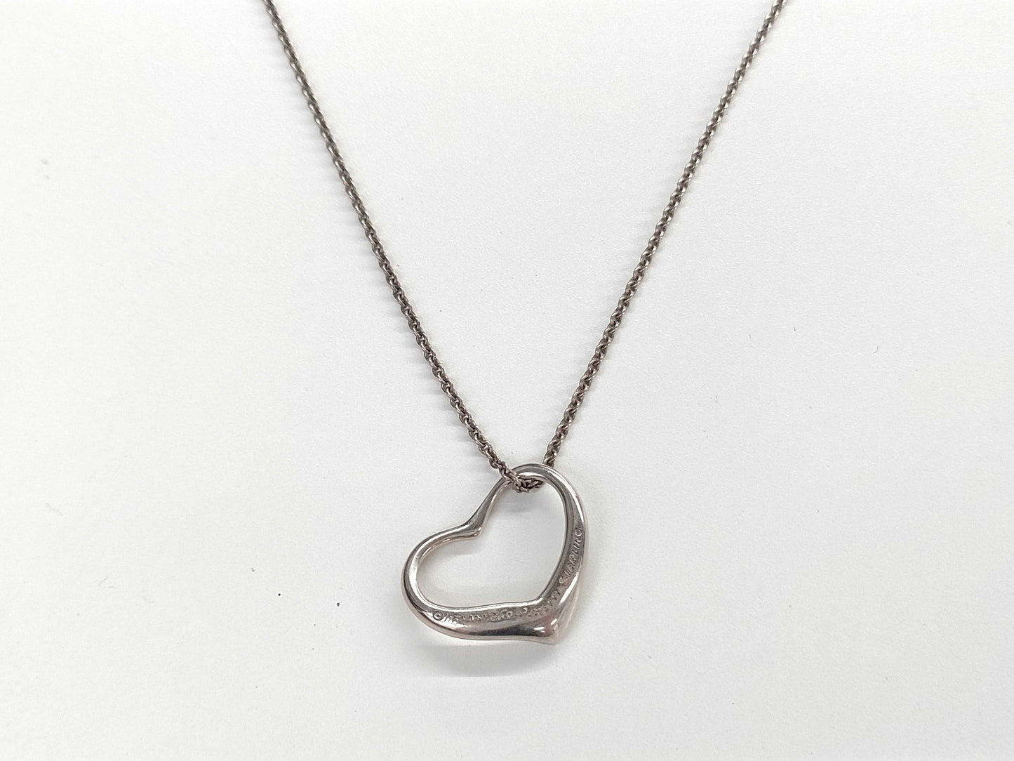 Tiffany & Co. Open Heart 925 Necklace
