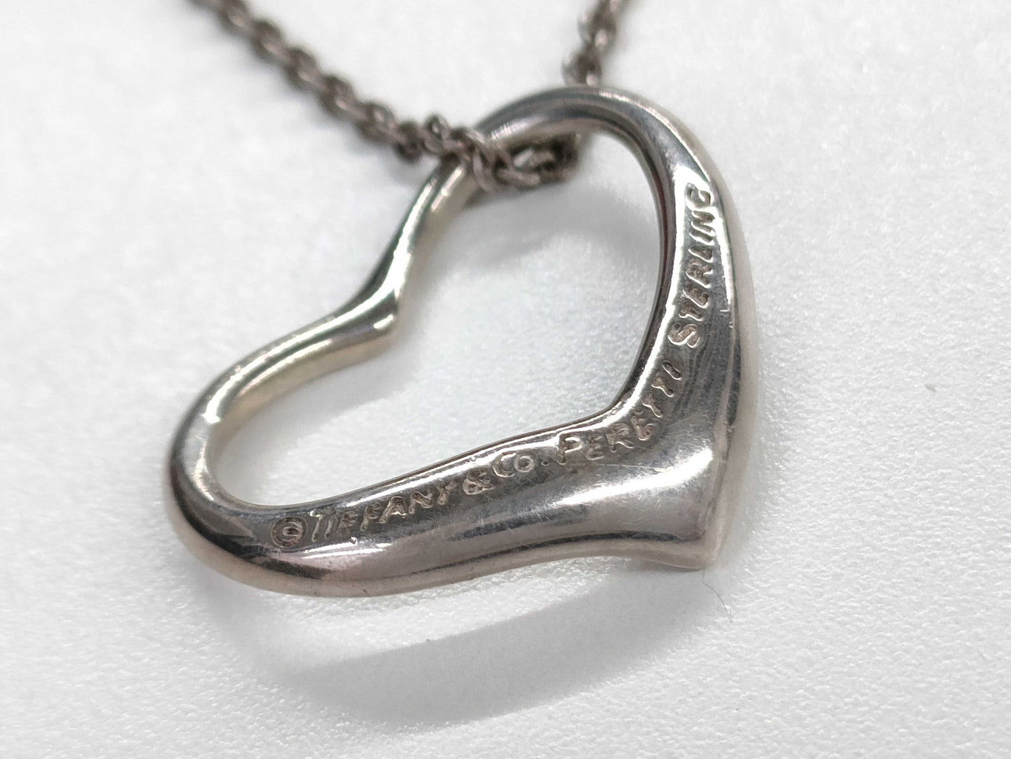 Tiffany & Co. Open Heart 925 Necklace