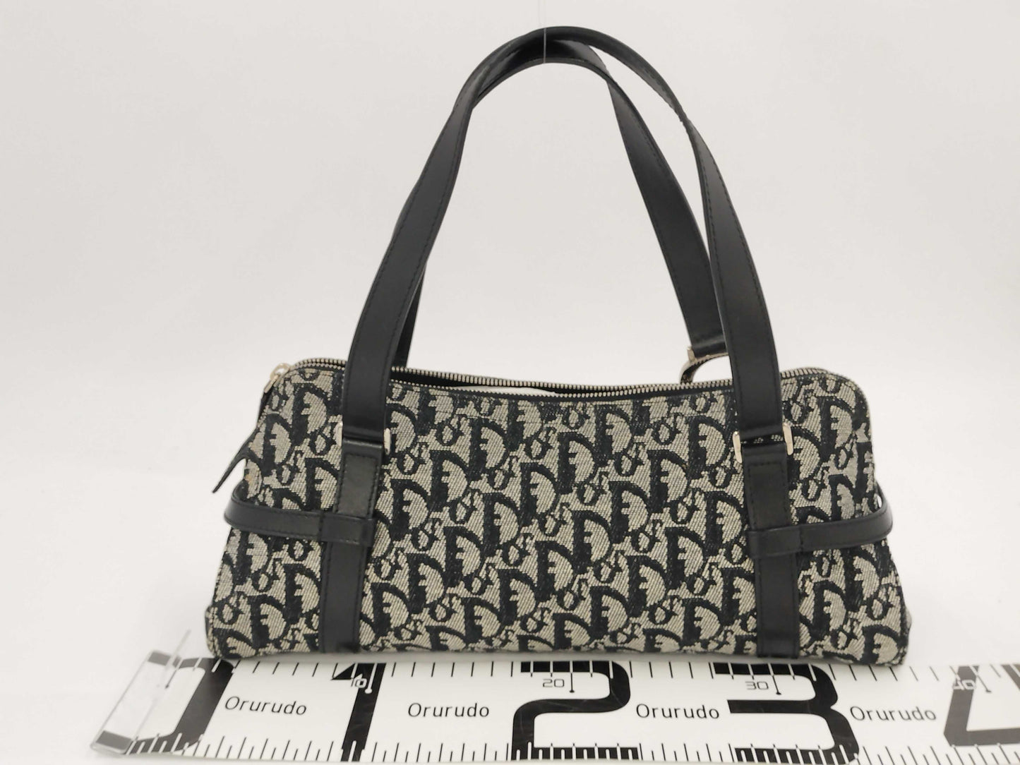 Dior Trotter Mini Boston Bag Black 06-BO-0035 with G