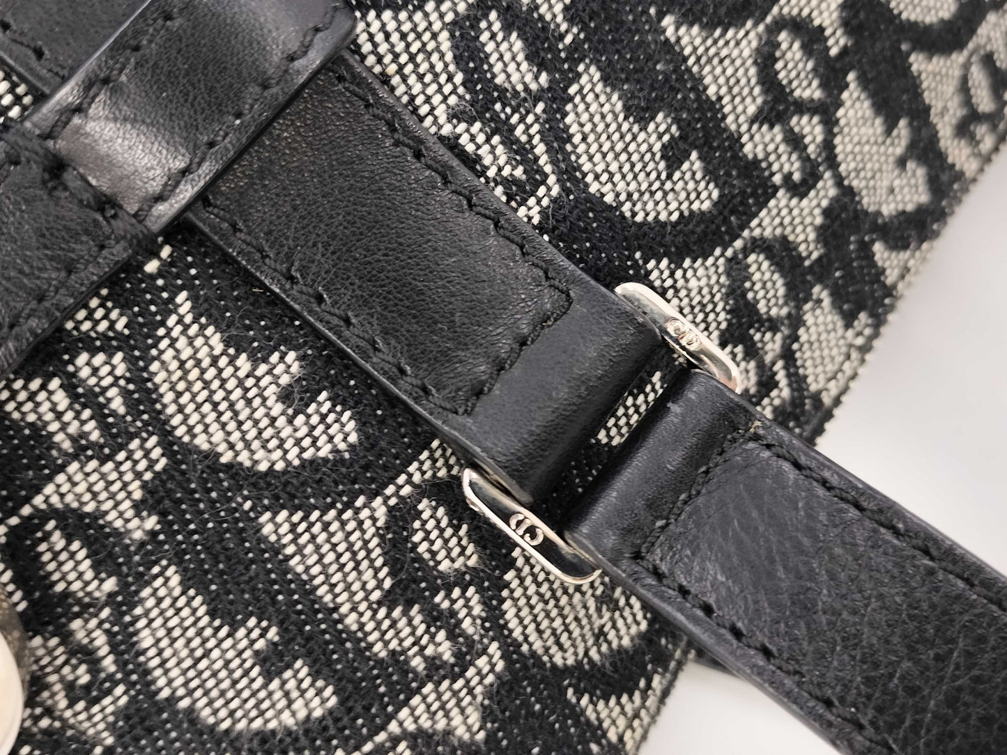 Dior Trotter Mini Boston Bag Black 06-BO-0035 with G