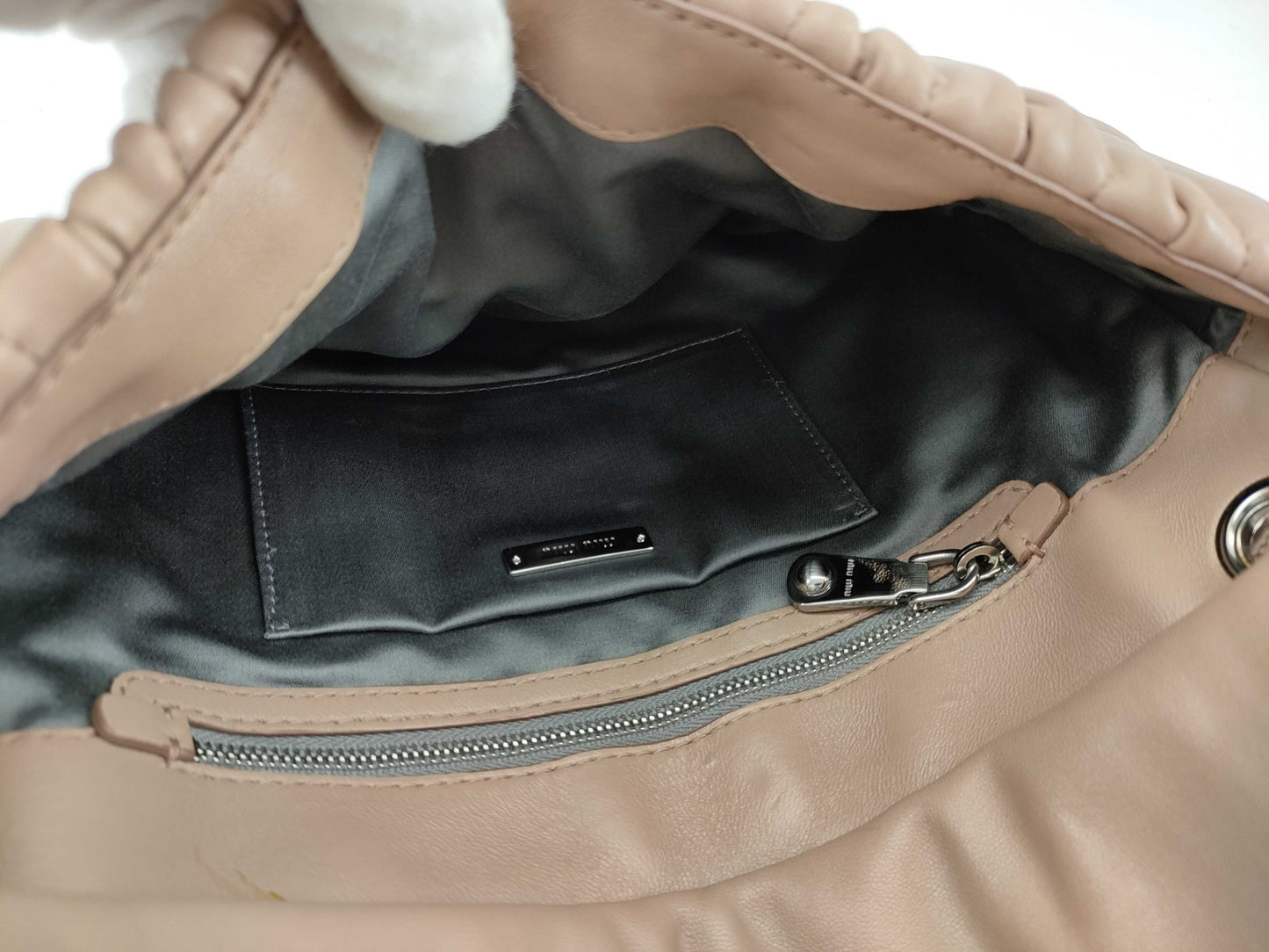 Miu Miu Chain Shoulder Bag Pink Shoulder Bag