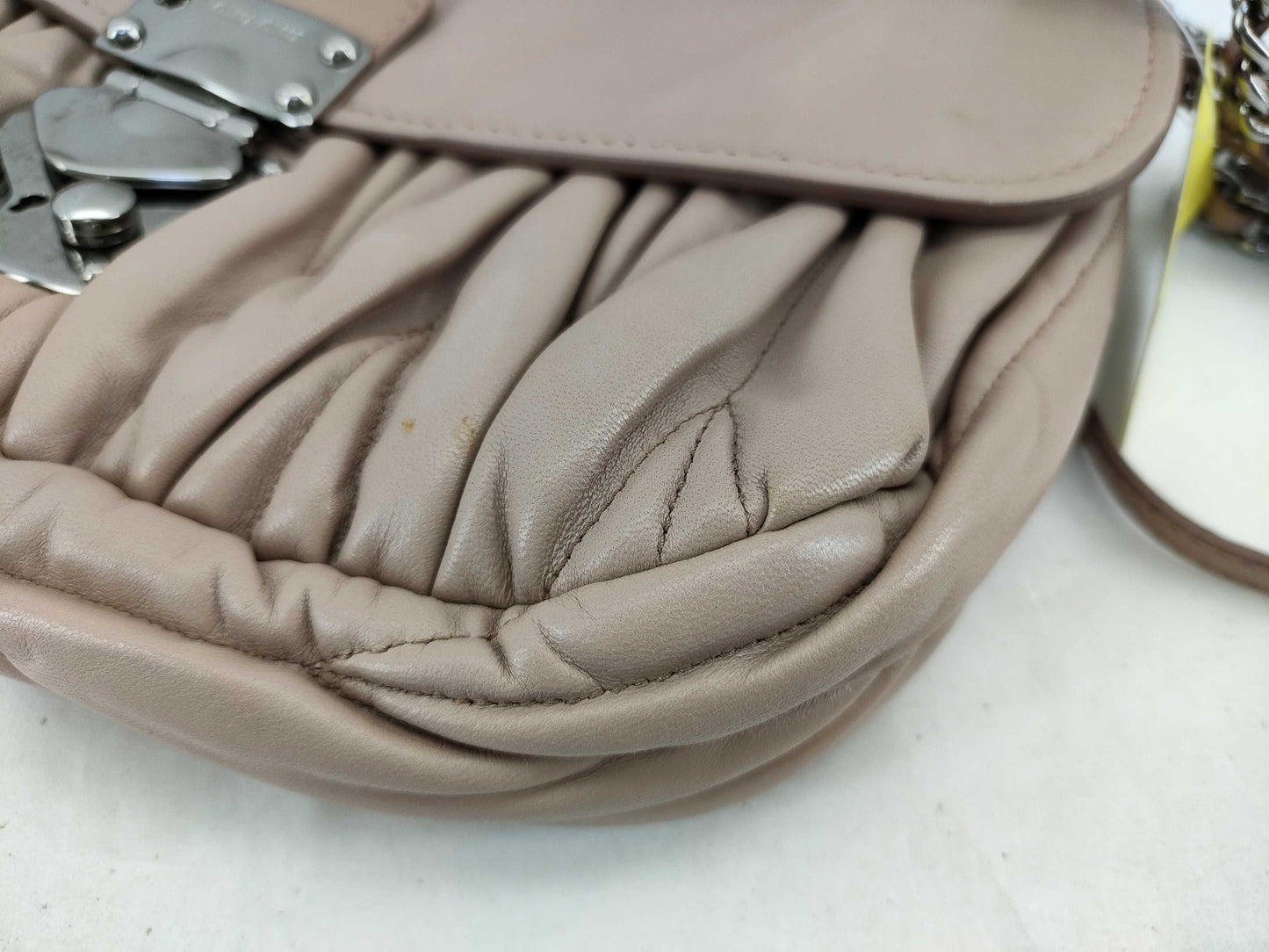 Miu Miu Chain Shoulder Bag Pink Shoulder Bag