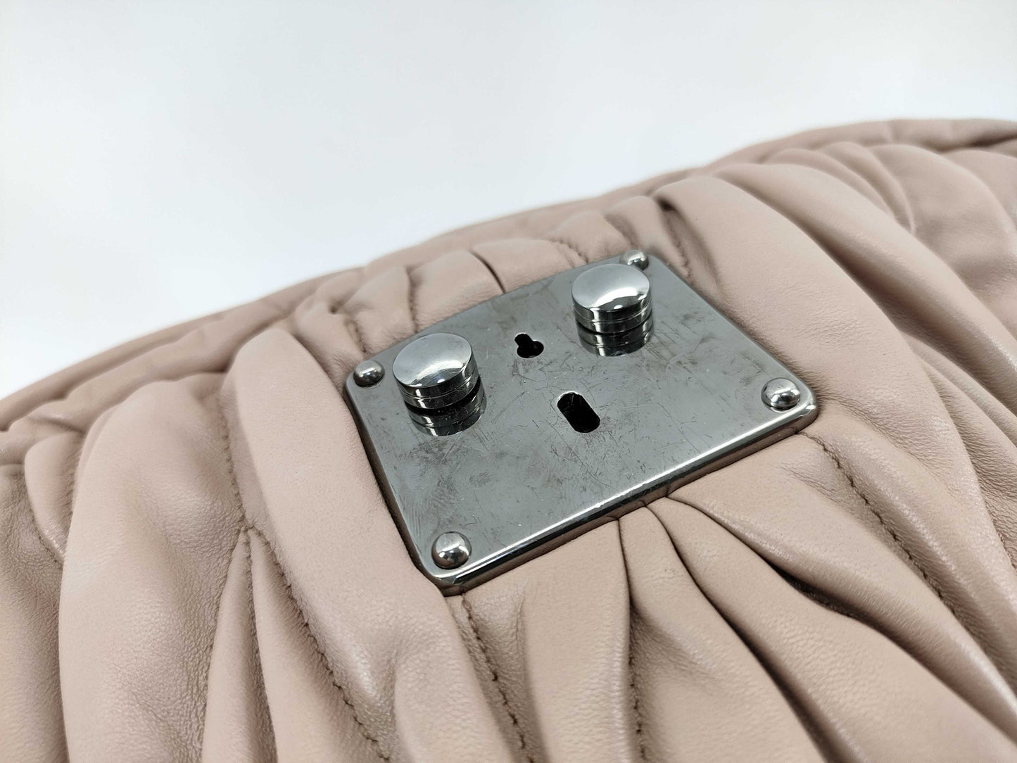 Miu Miu Chain Shoulder Bag Pink Shoulder Bag