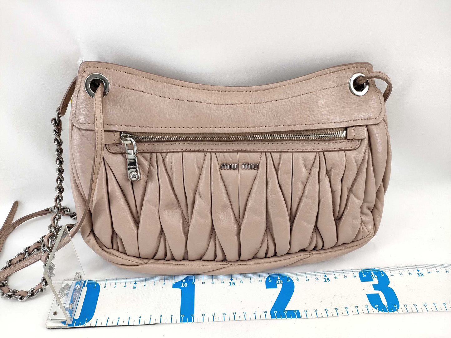 Miu Miu Chain Shoulder Bag Pink Shoulder Bag