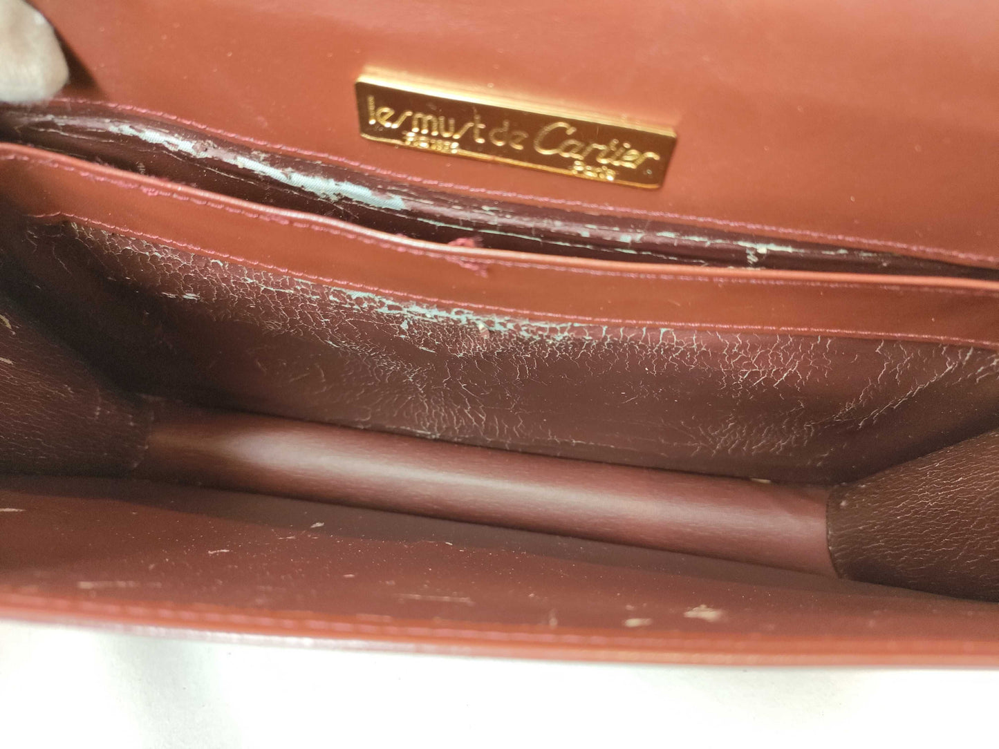 Cartier Must Must Shoulder Bag/Clutch Bag 2-Piece Clutch Bag