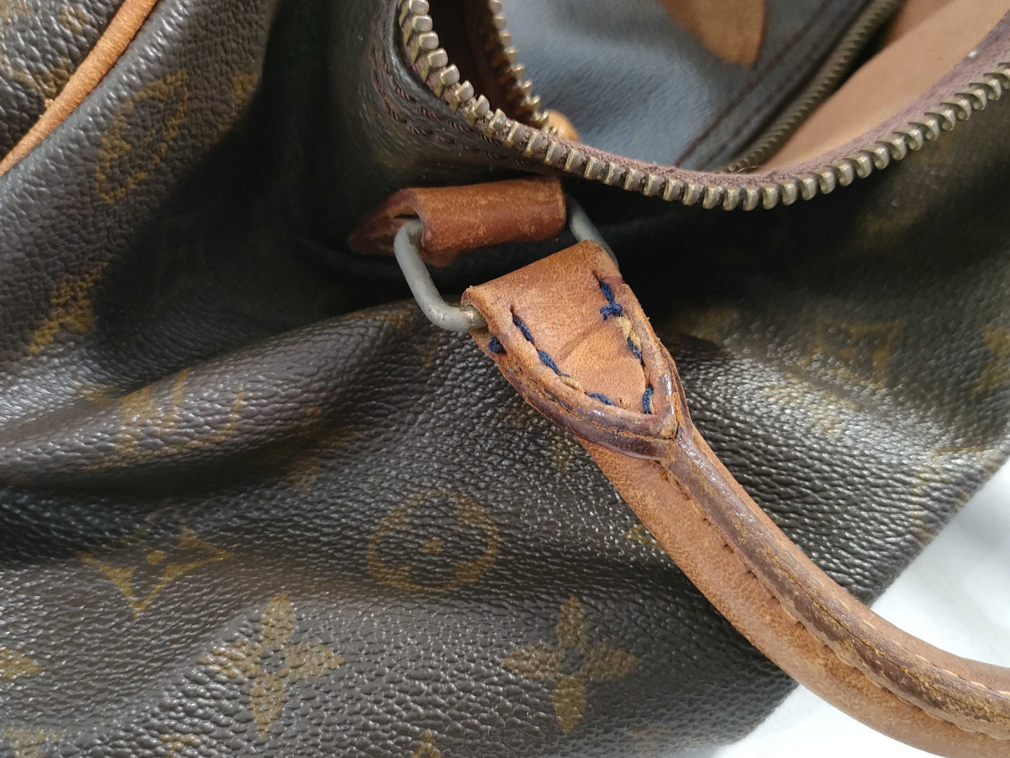 LOUIS VUITTON RFID Unavailable SA Monogram M41107 Speedy 35 Handbag