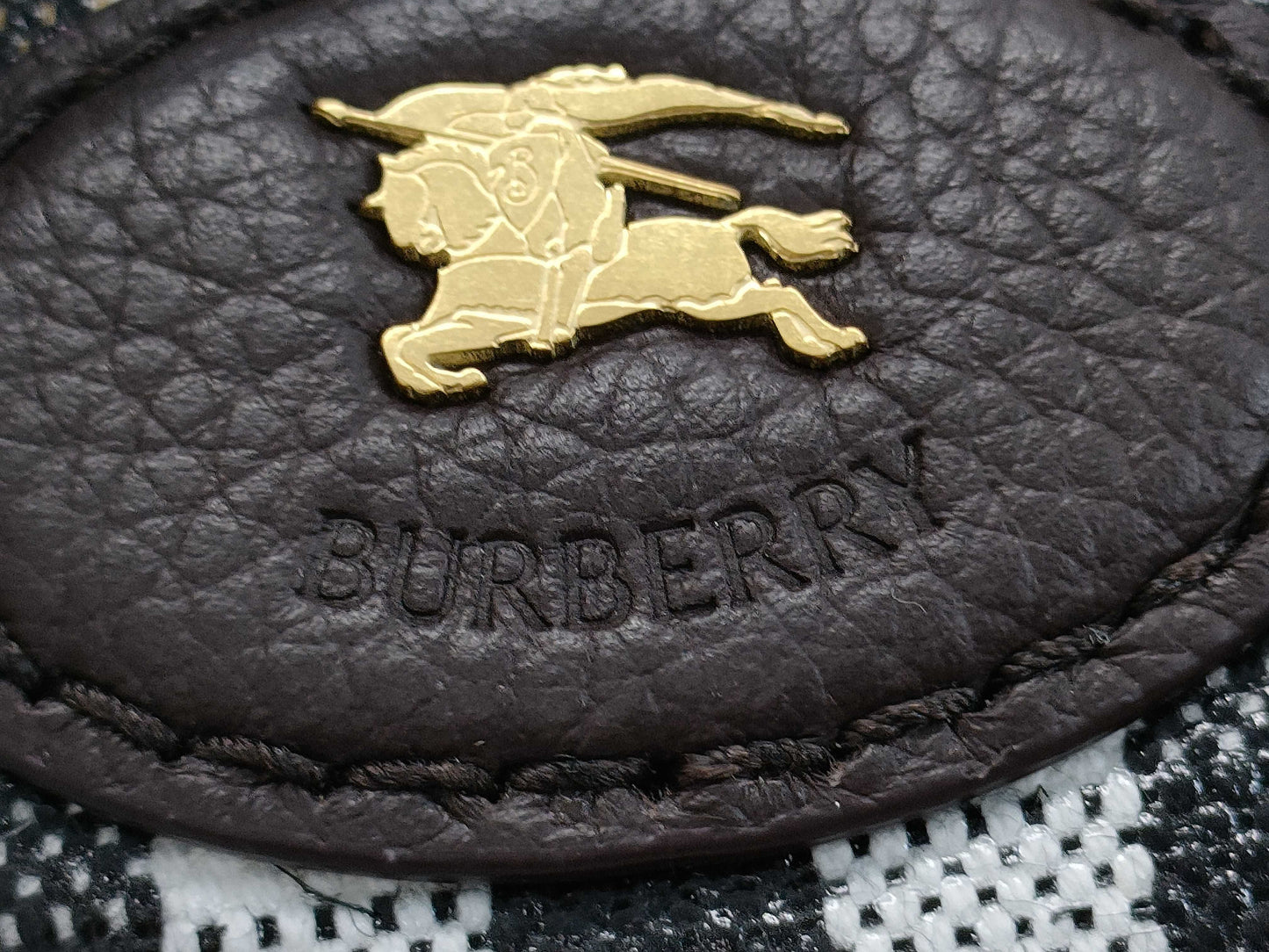 BURBERRY Small Highland Shoulder Bag/Charm Shoulder Bag