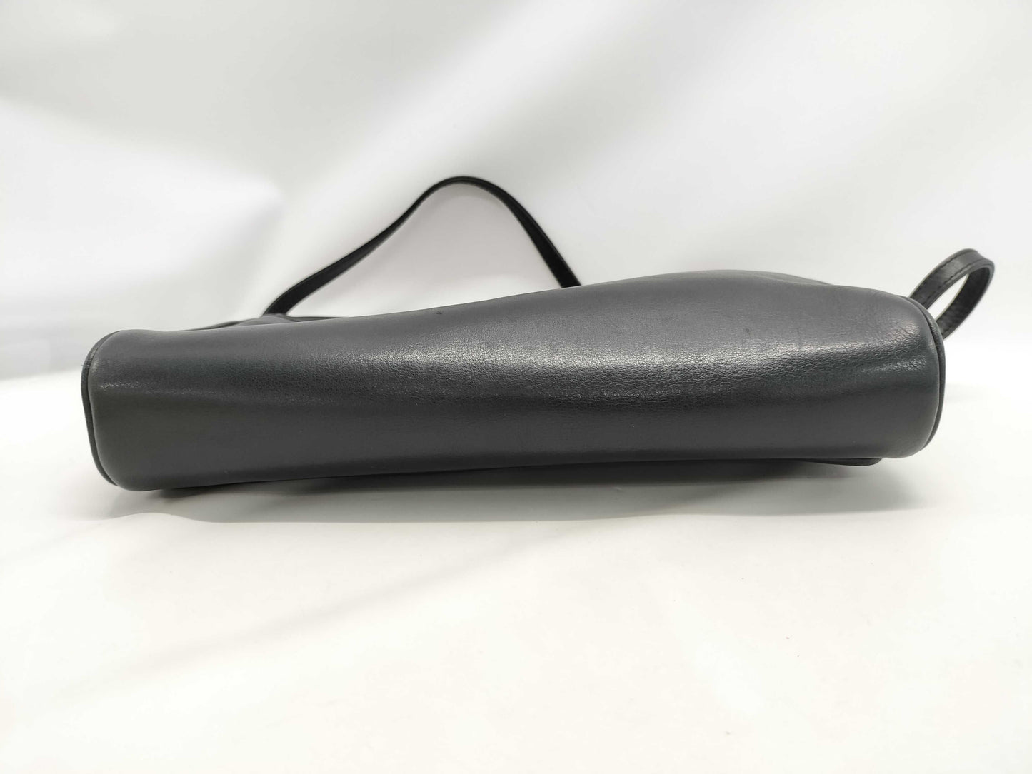 CELINE Triomphe Logo Leather Shoulder Bag