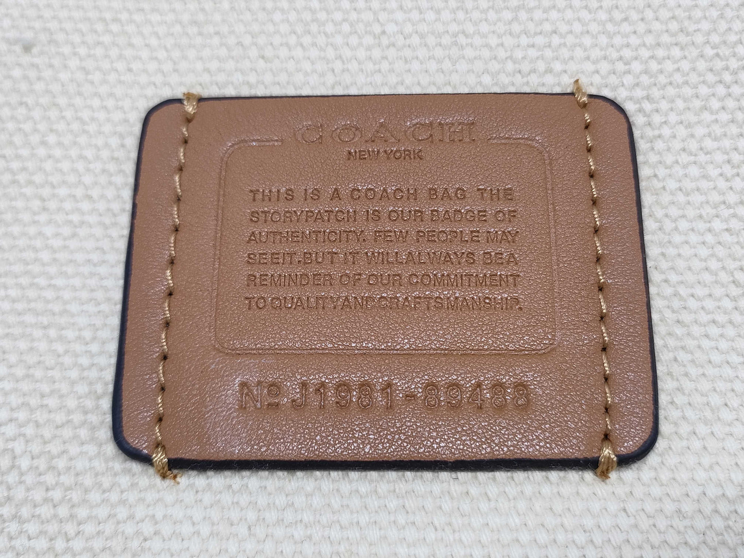 COACH Canvas 2-Way Shoulder Bag