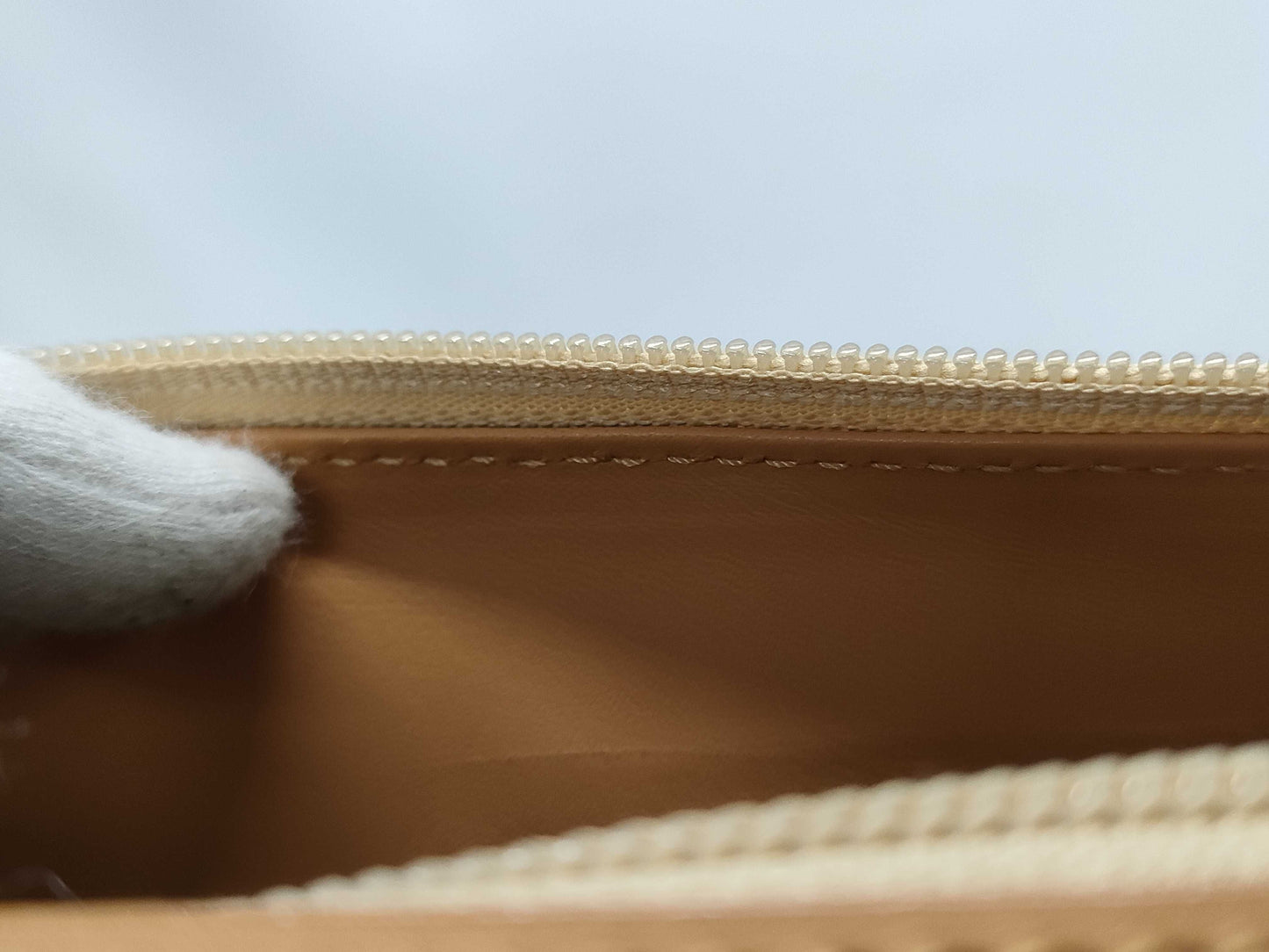BURBERRY Natural Leather Check Handbag