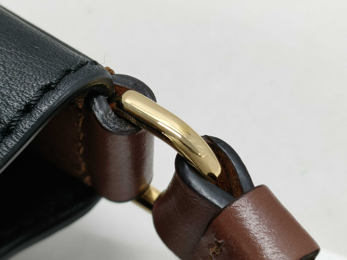BURBERRY Calfskin Bucket Bag with Pouch Shoulder Bag