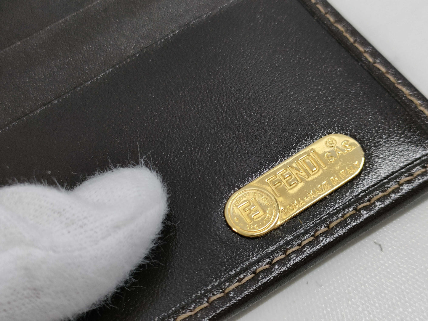 FENDI Zucca long wallet