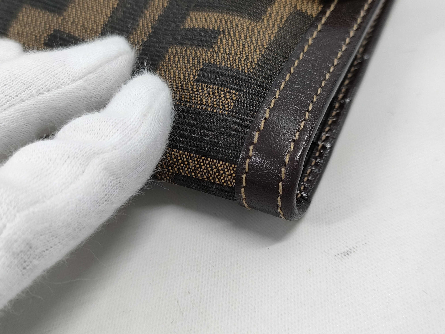 FENDI Zucca long wallet