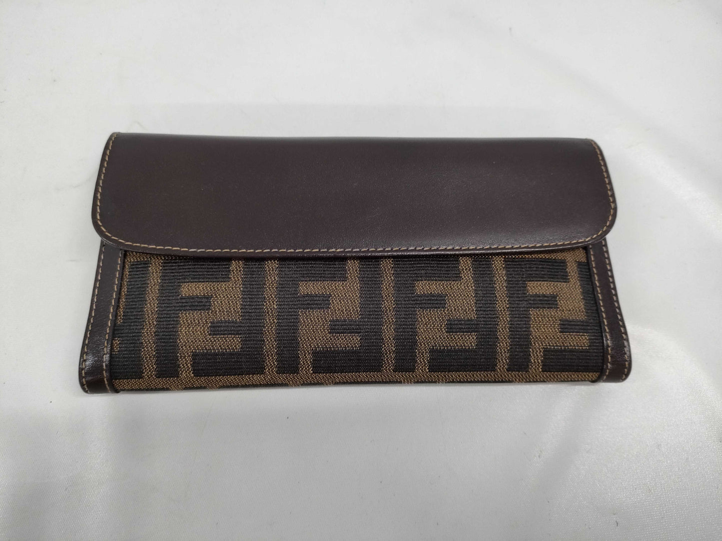 FENDI Zucca long wallet