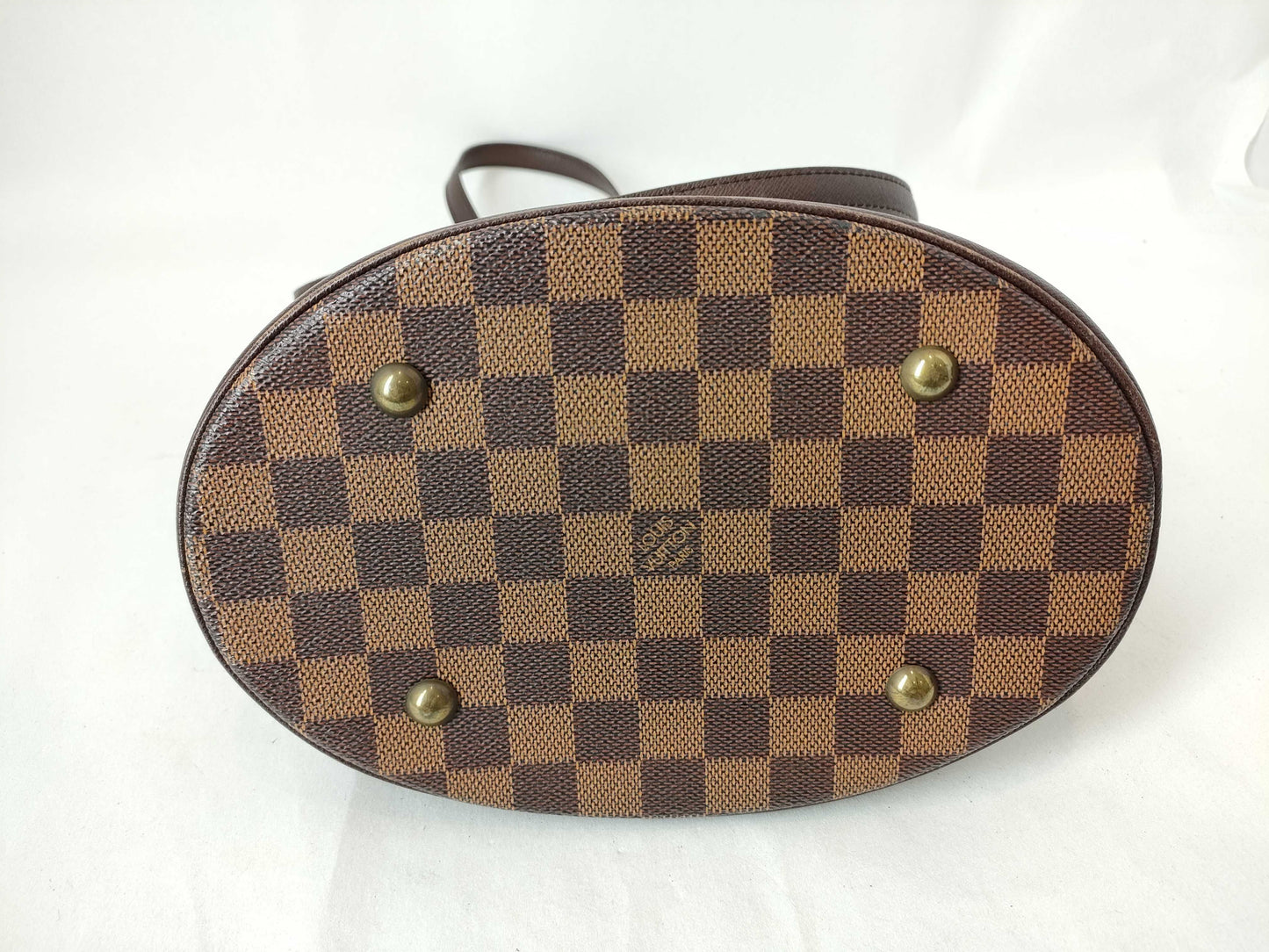 LOUIS VUITTON RFID verification failed SP1918 Damier N42240 Damier Marais Bucket Handbag Made in 1990