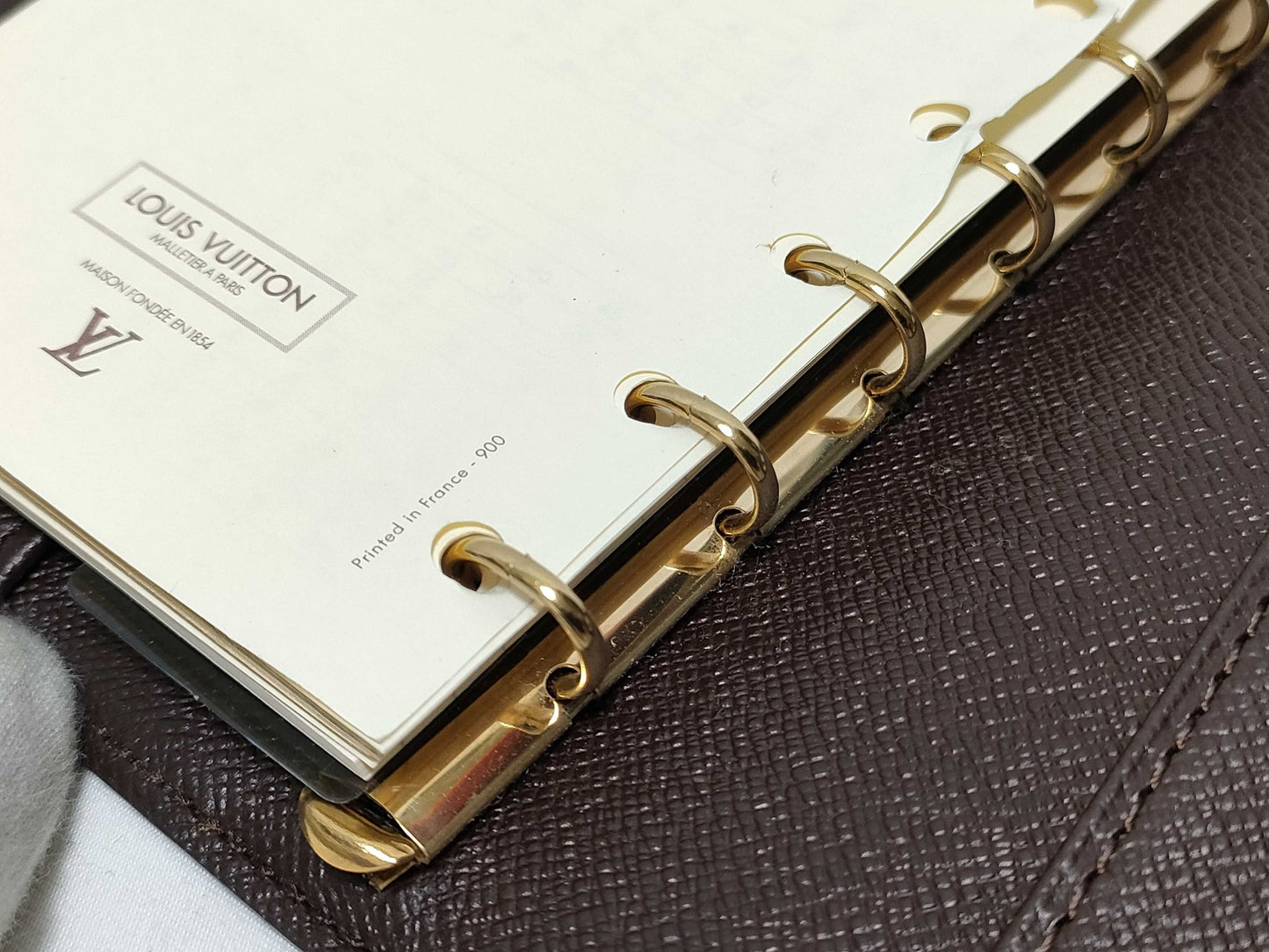 LOUIS VUITTON RFID Unverified CA0051 Damier R20700 Agenda PM Wallet Cover 2001