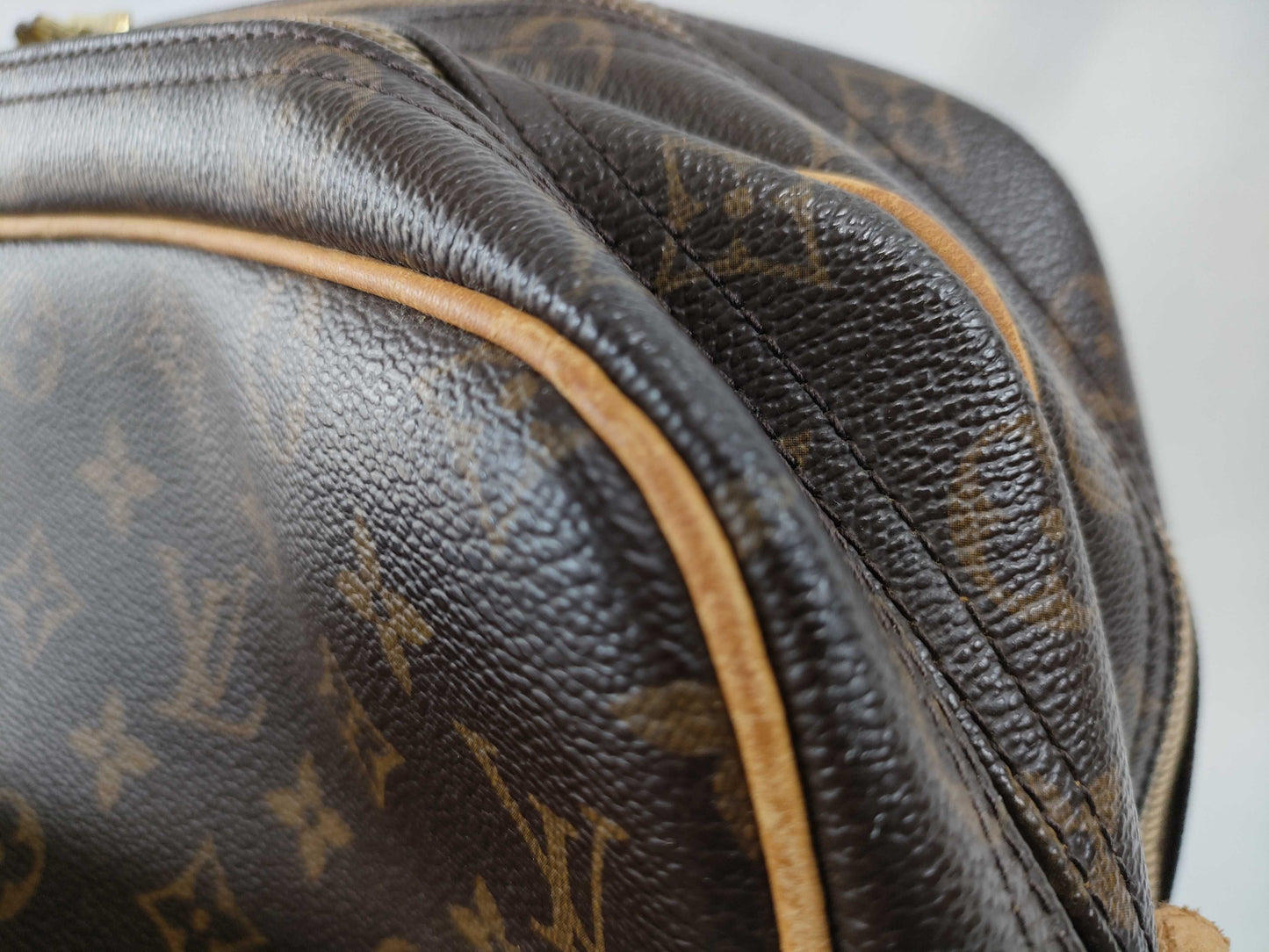 LOUIS VUITTON Monogram M45252 Reporter GM Shoulder Bag with Junk Shoulder Part