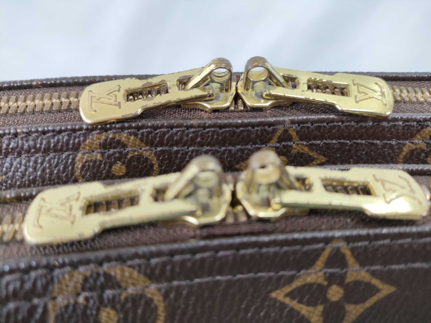 LOUIS VUITTON Monogram M45252 Reporter GM Shoulder Bag with Junk Shoulder Part
