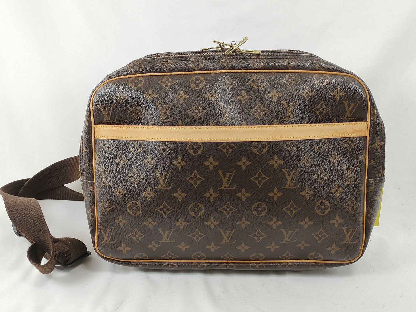 LOUIS VUITTON Monogram M45252 Reporter GM Shoulder Bag with Junk Shoulder Part