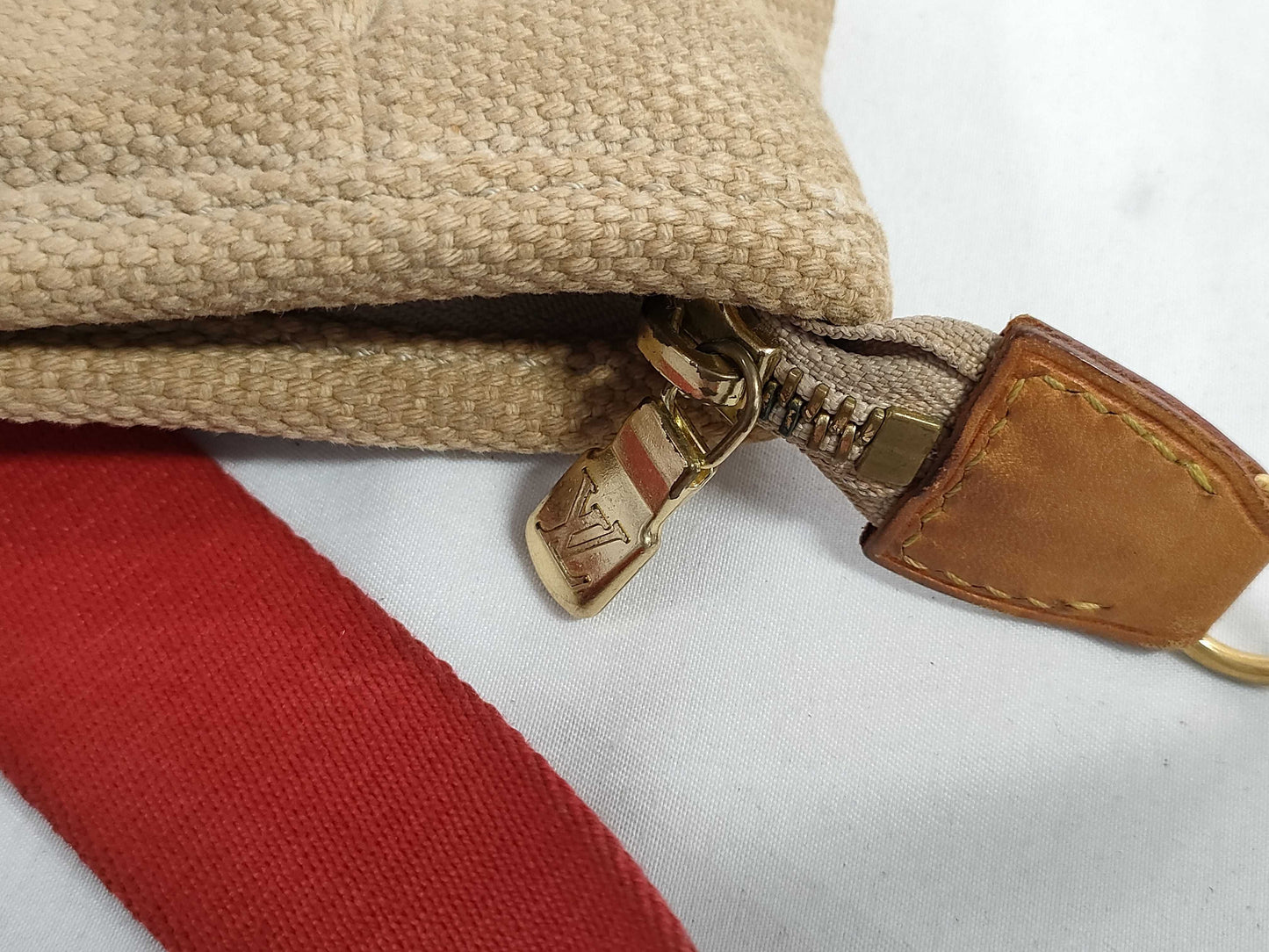 LOUIS VUITTON RFID Unverifiable SR0055 Antigua M40035 Cabas MM Tote Bag