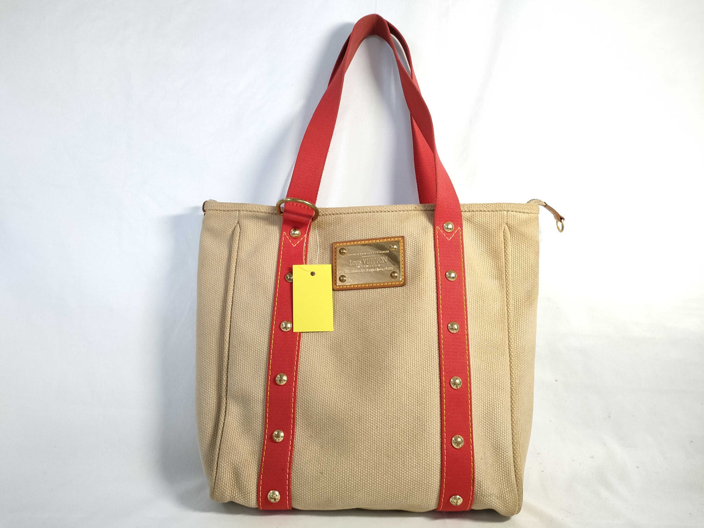 LOUIS VUITTON RFID Unverifiable SR0055 Antigua M40035 Cabas MM Tote Bag