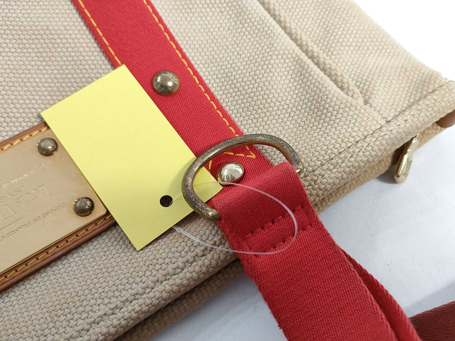 LOUIS VUITTON RFID Unverifiable SR0055 Antigua M40035 Cabas MM Tote Bag