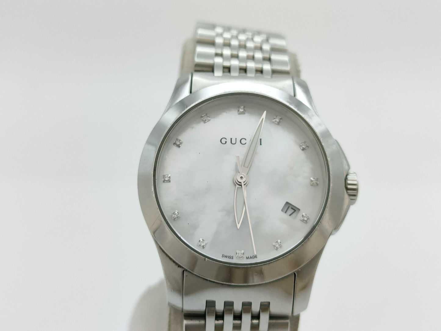 GUCCI 126.5 Shell Dial 12PD Women's Watch