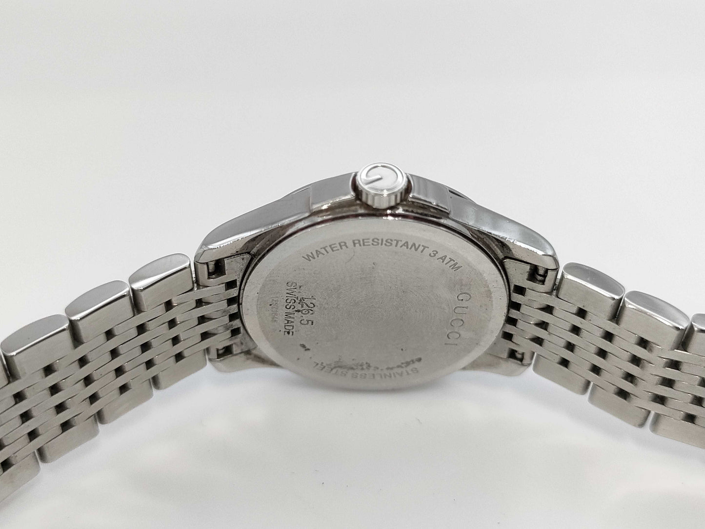 GUCCI 126.5 Shell Dial 12PD Women's Watch