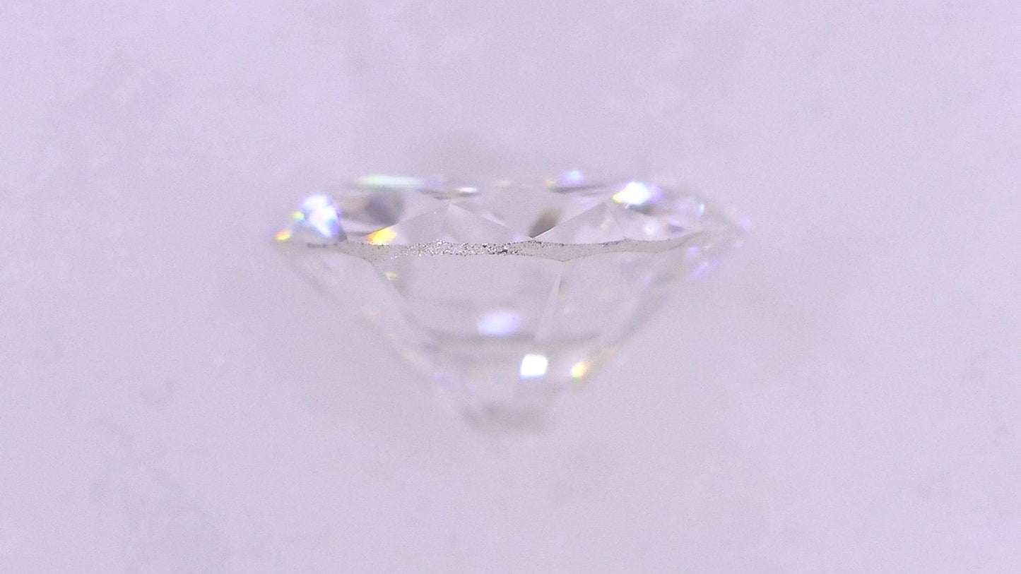 0.338ct E SI-1 GOOD/GD/FR MEDIUM BLUE NATURAL 4.52-4.61X2.67mm Diamond Loose