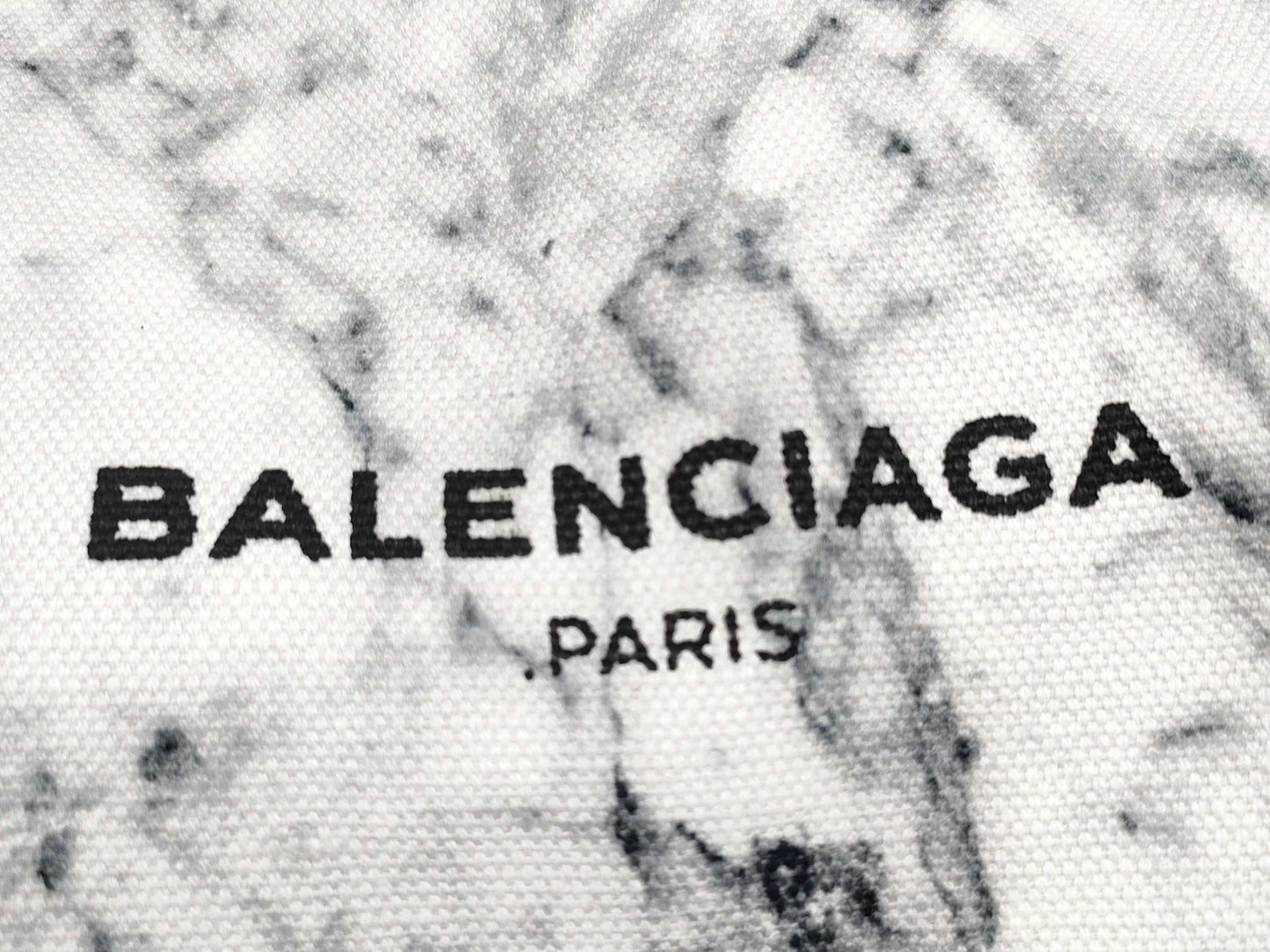 BALENCIAGA Tote with Pouch 339933 Marble Handbag