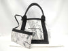 BALENCIAGA Tote with Pouch 339933 Marble Handbag
