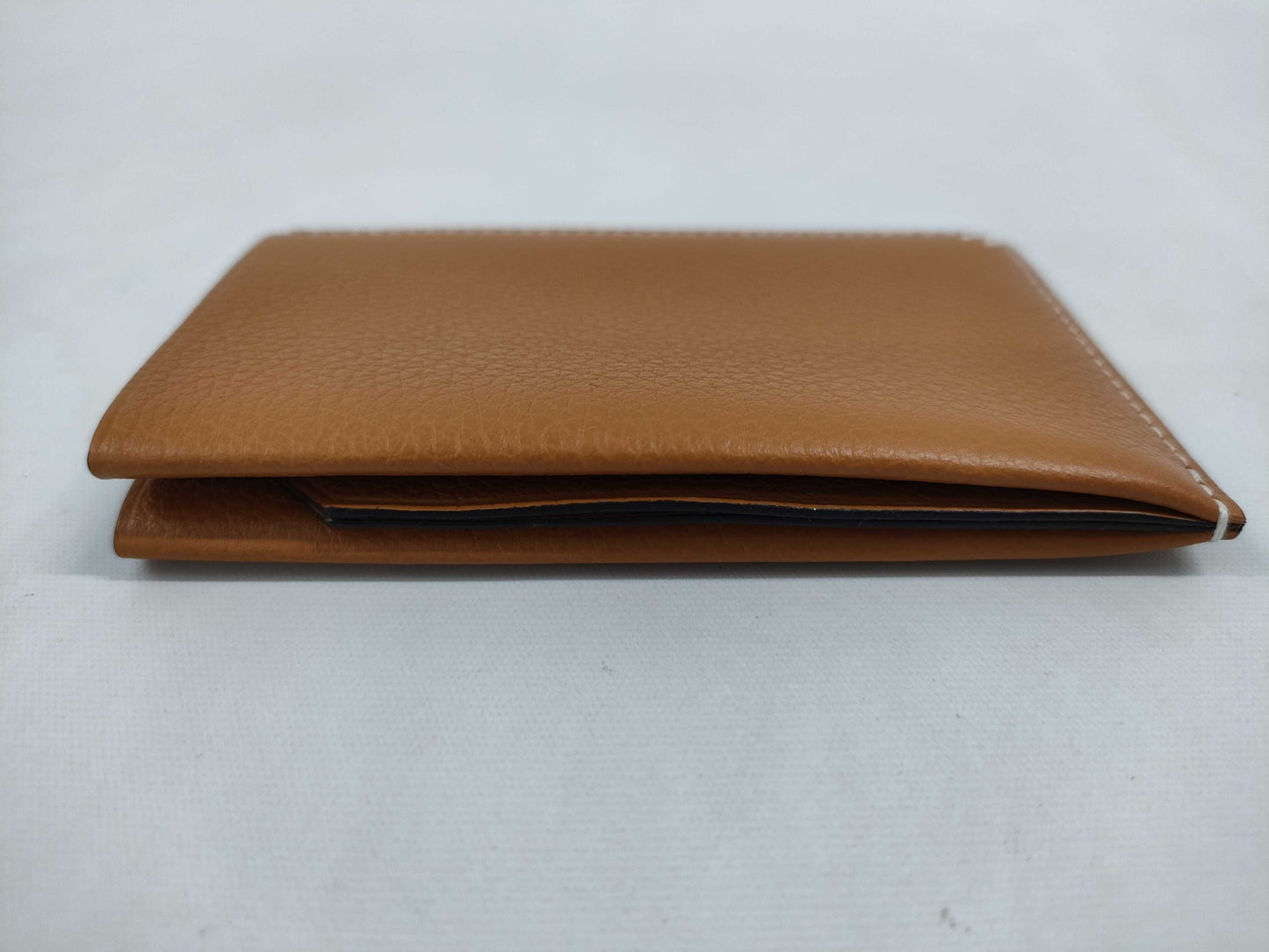 HERMES H Series Gold B Stamp Card Case, Pass Case, Business Card Case