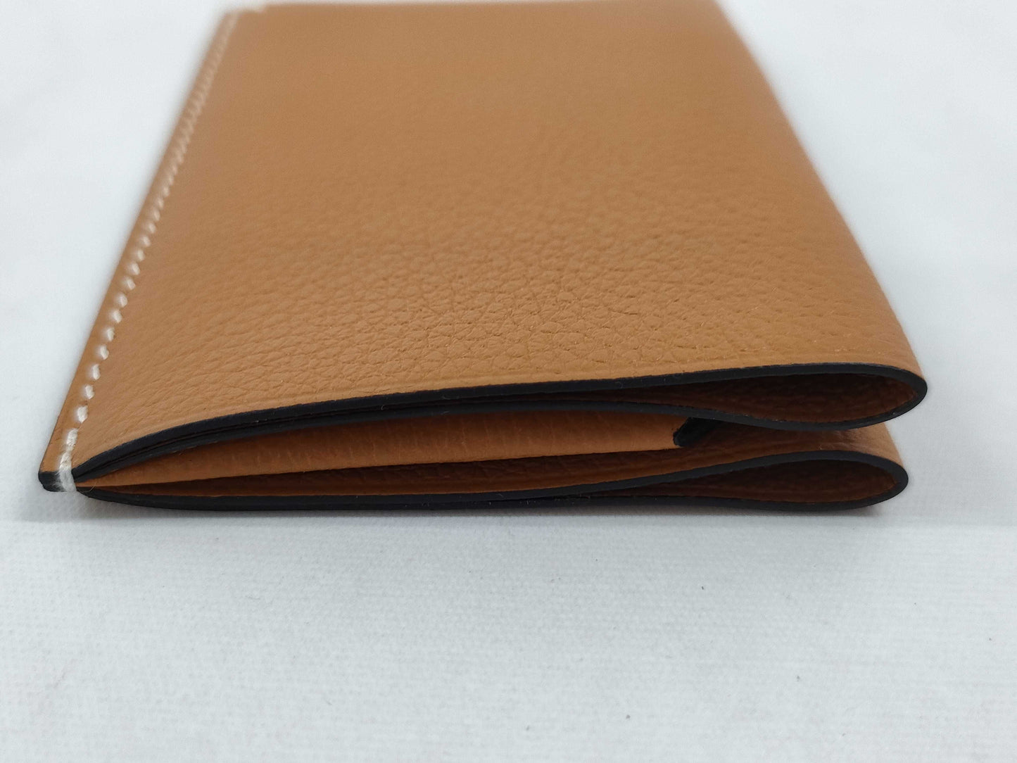 HERMES H Series Gold B Stamp Card Case, Pass Case, Business Card Case
