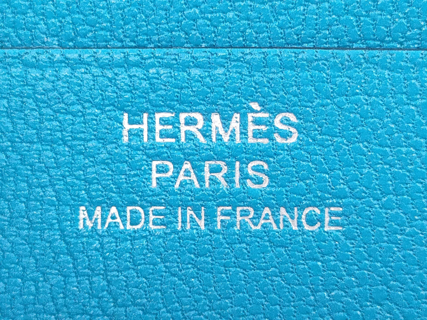HERMES Medor Blue Jean B Stamp Card Case Card Case, Pass Case, Business Card Case