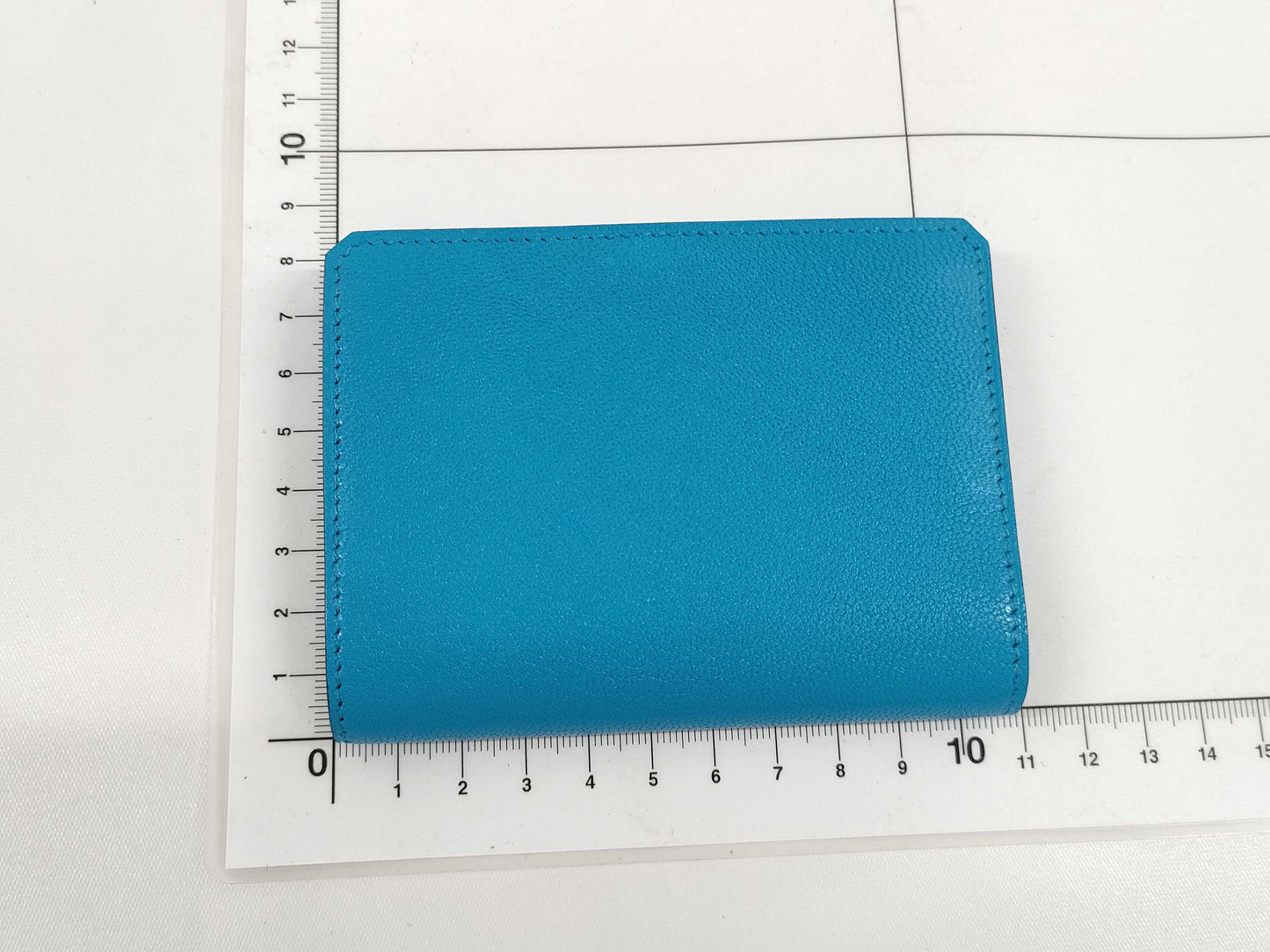 HERMES Medor Blue Jean B Stamp Card Case Card Case, Pass Case, Business Card Case