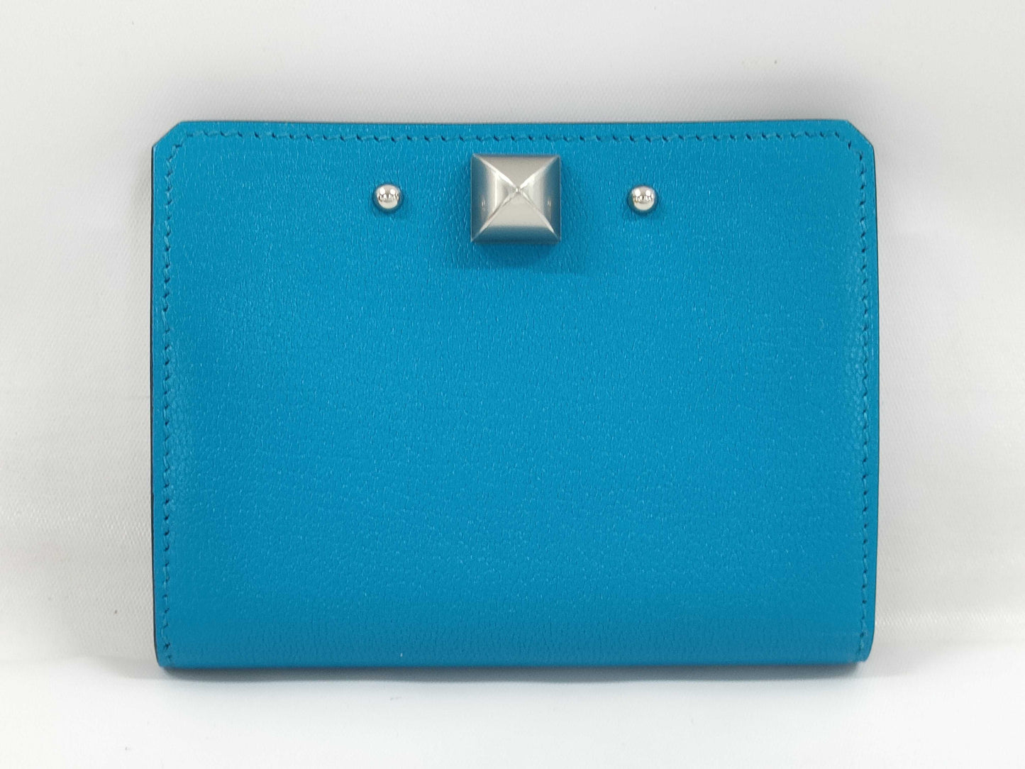 HERMES Medor Blue Jean B Stamp Card Case Card Case, Pass Case, Business Card Case
