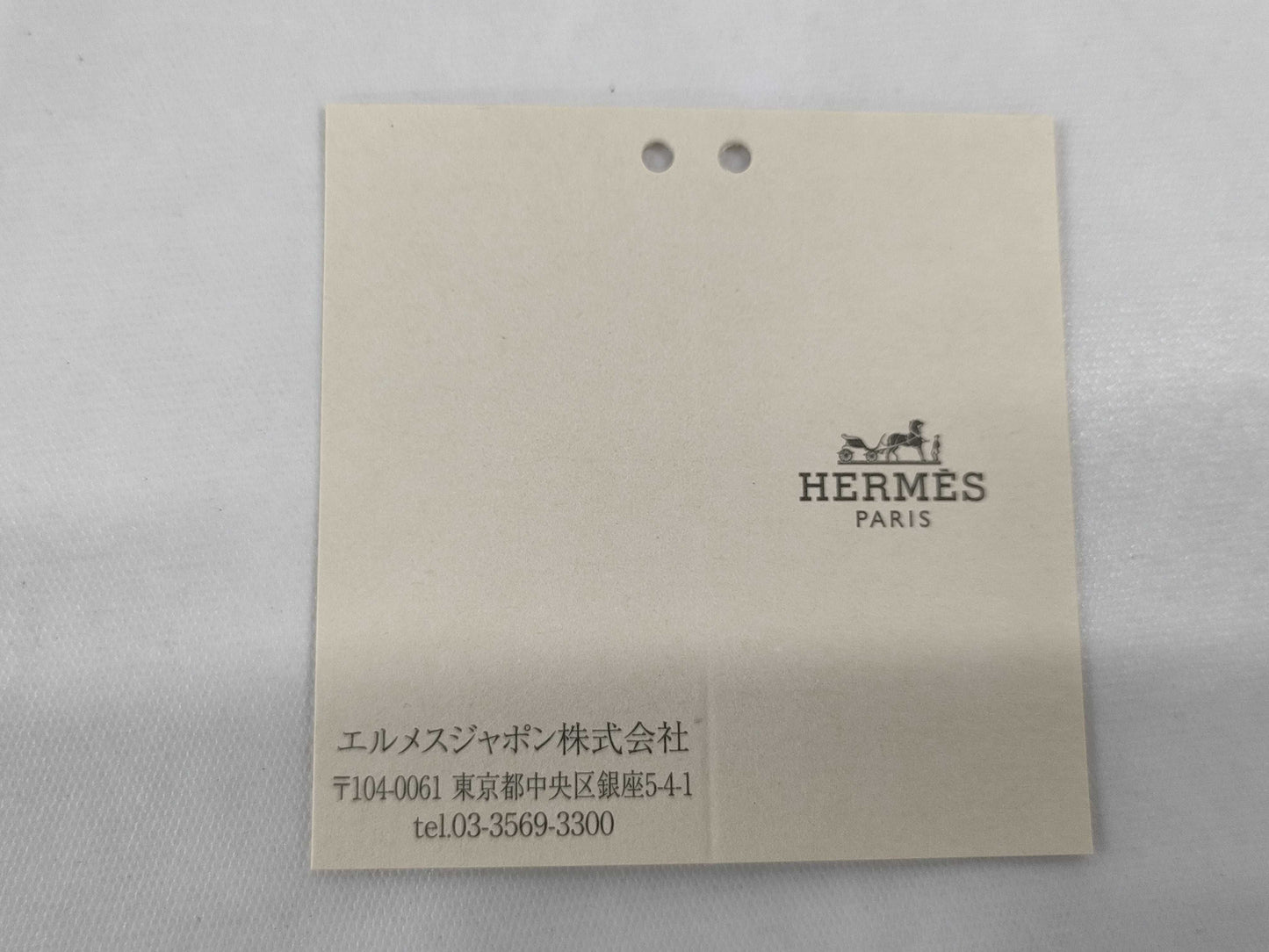 HERMES Iliad Noir B Stamp Compact Card Case Card Case/Pass Case/Business Card Case