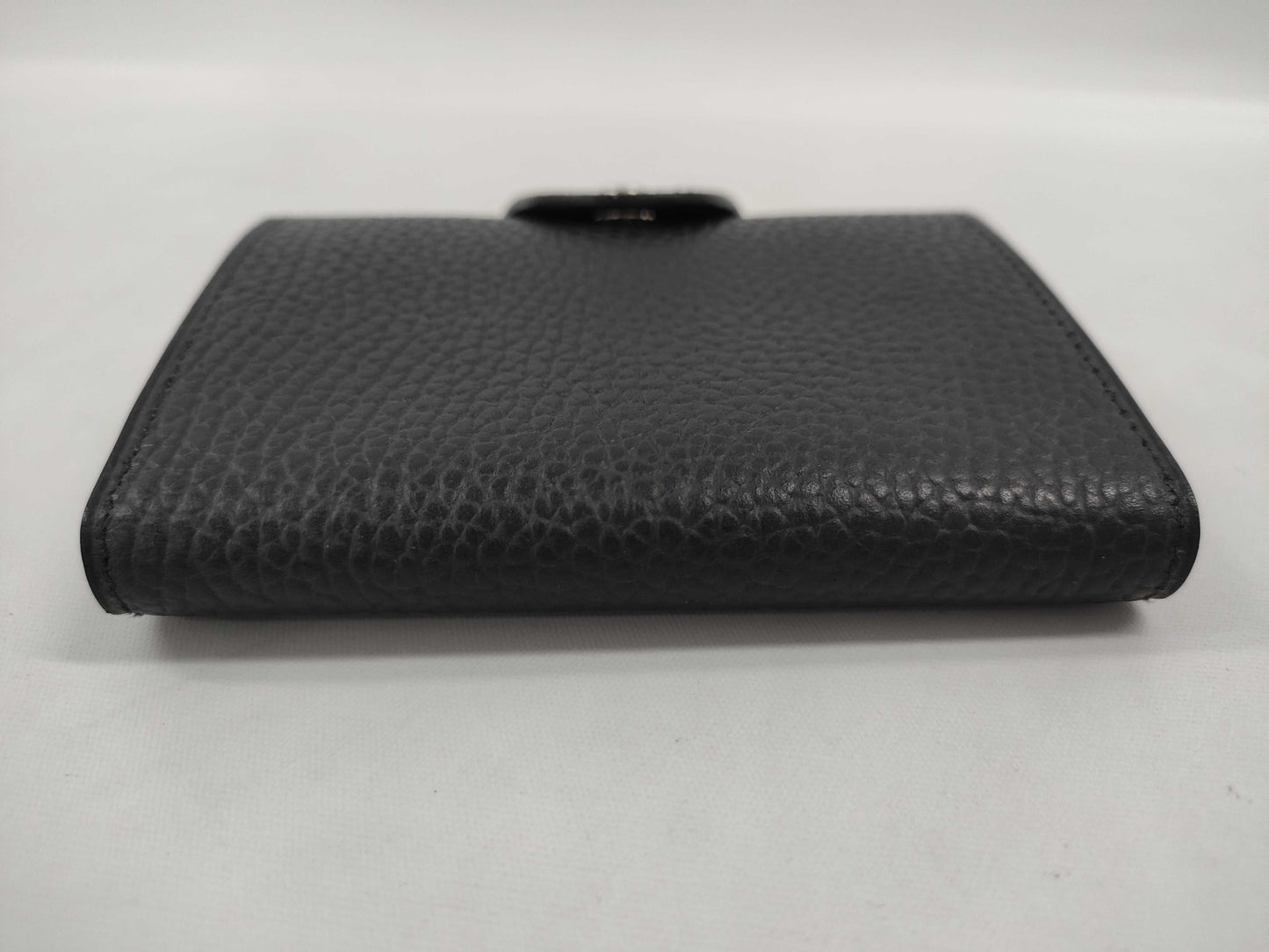 HERMES Iliad Noir B Stamp Compact Card Case Card Case/Pass Case/Business Card Case