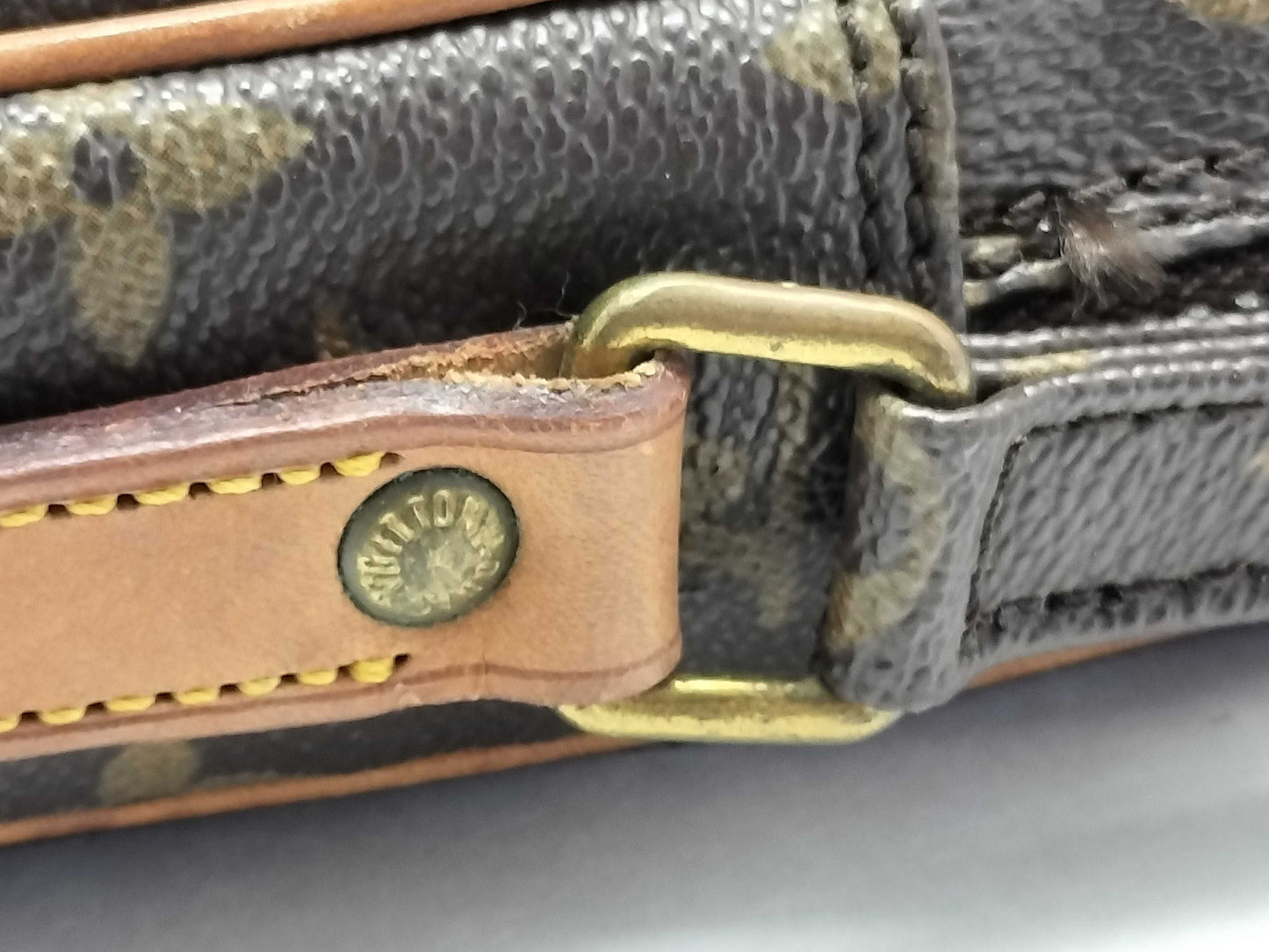 LOUIS VUITTON RFID Unverifiable, Serial Unverifiable, Monogram M45266 Danube, Year of Manufacture Unknown, Pen Marks, Condition Considered, Shoulder Bag