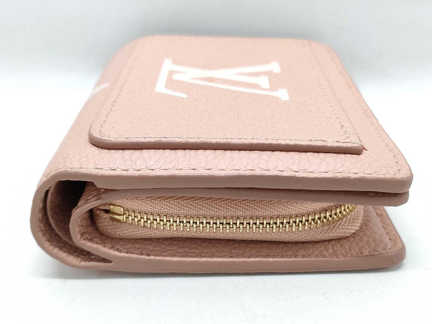 LOUIS VUITTON Monogram Empreinte Zippy Wallet Rose Trianon Wallet