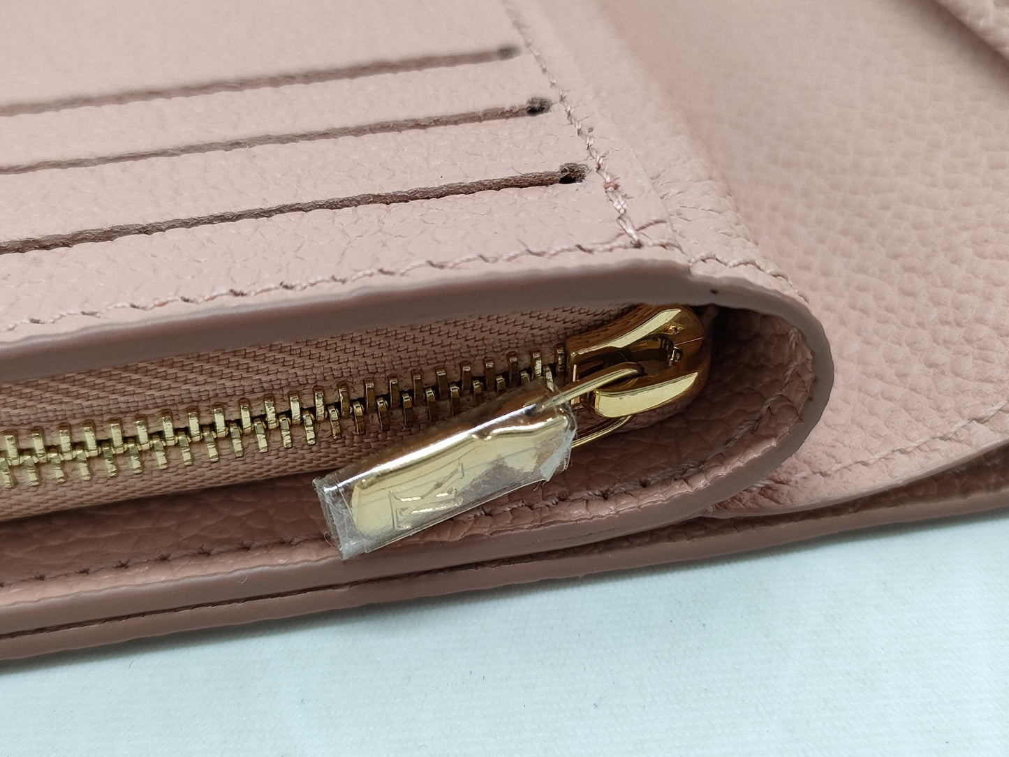 LOUIS VUITTON Monogram Empreinte Zippy Wallet Rose Trianon Wallet