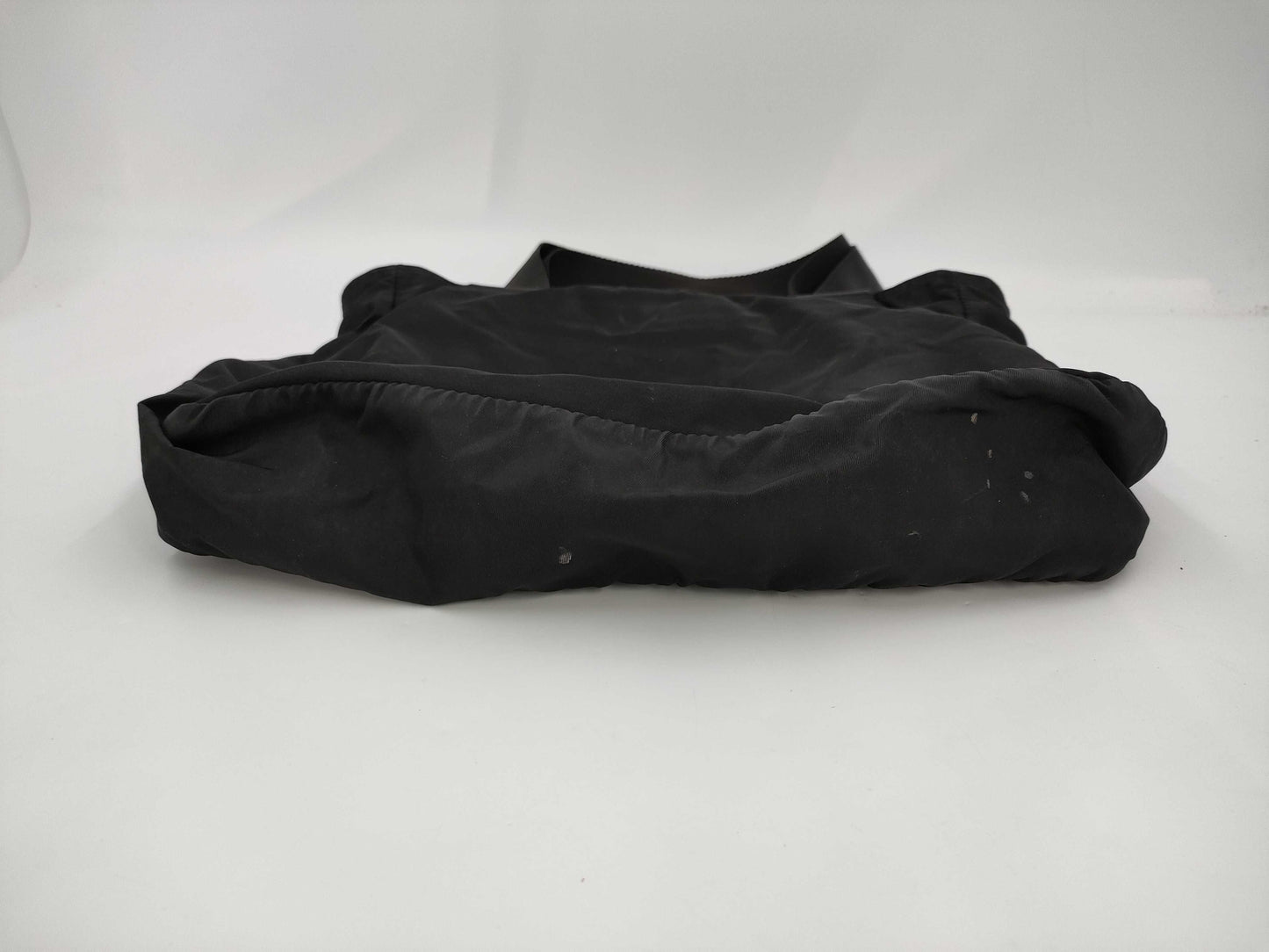 PRADA 123 Nylon Tote Black Tote Bag