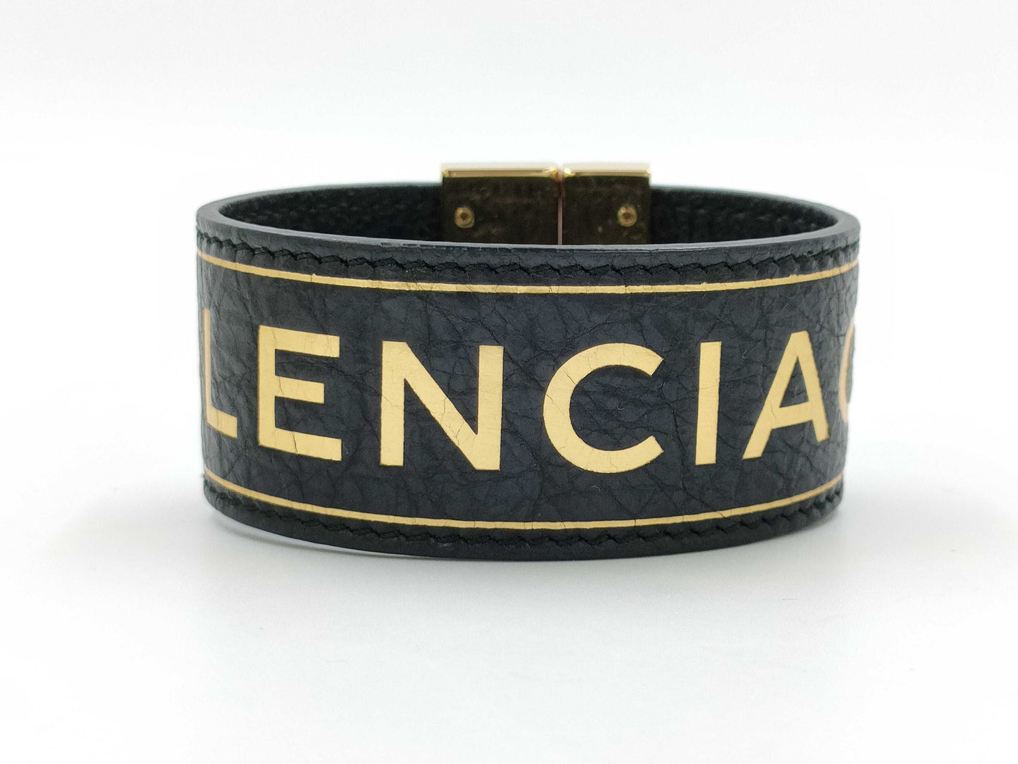 BALENCIAGA Bangle/Bracelet Logo Leather Bracelet/Bangle