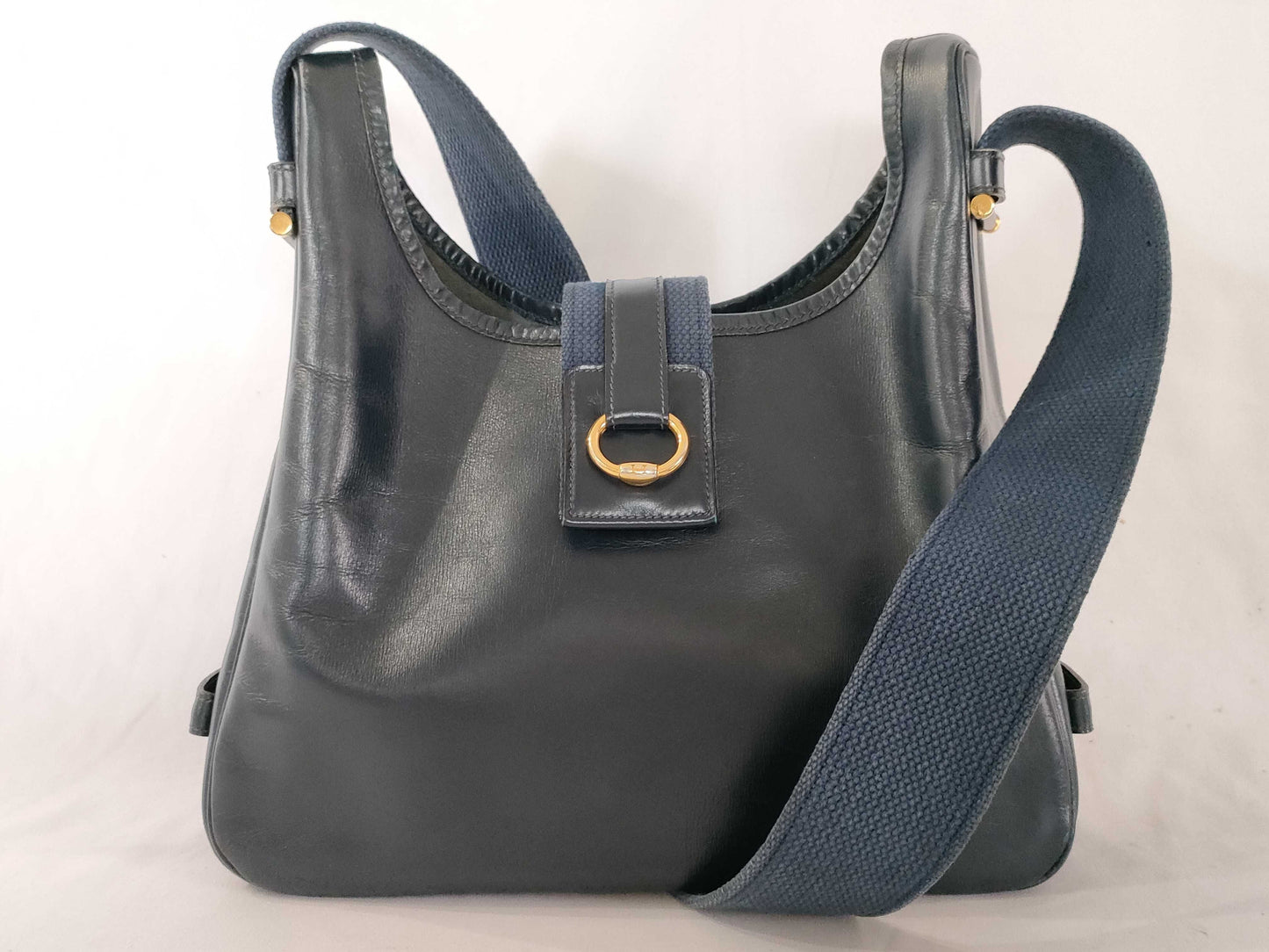 HERMES 〇I Sako Box Calf Shoulder Bag