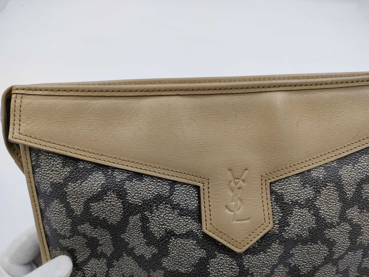 Yves Saint Laurent Logo Second Bag
